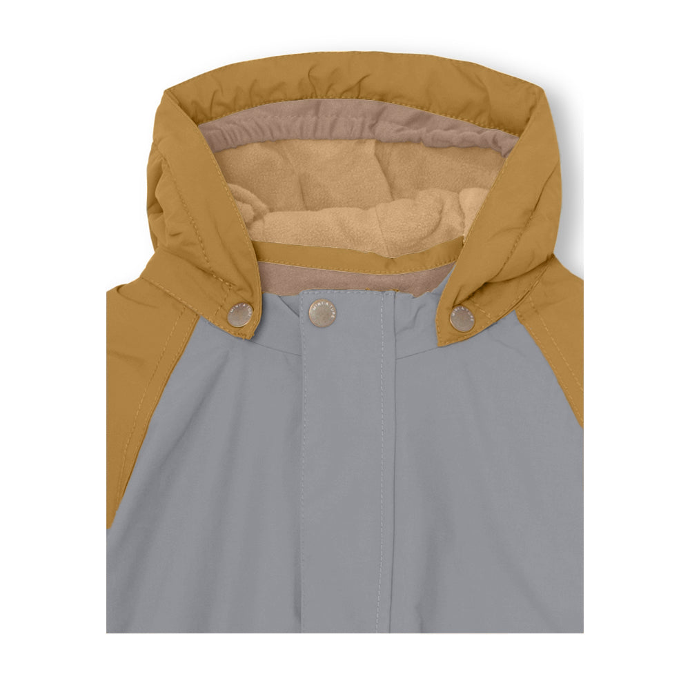 MATWALLY fleeceforet vinterjakke colorblock. GRS