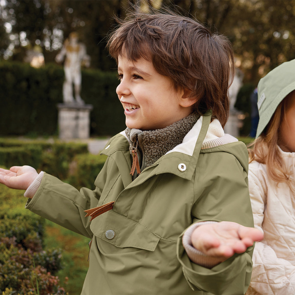 MATVITORIO fleeceforet forårs anorak. GRS