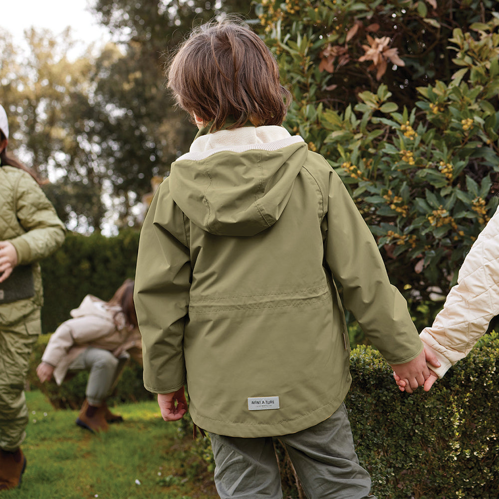 MATVITORIO fleeceforet forårs anorak. GRS