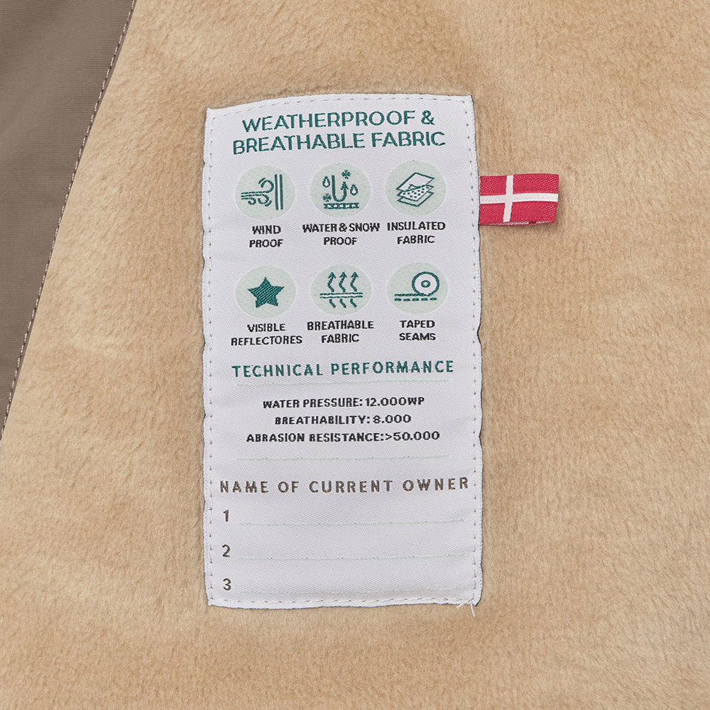 MATWANG fleeceforet vinterjakke pels. GRS