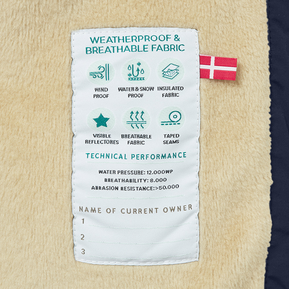 MATWALLY fleeceforet vinterjakke. GRS