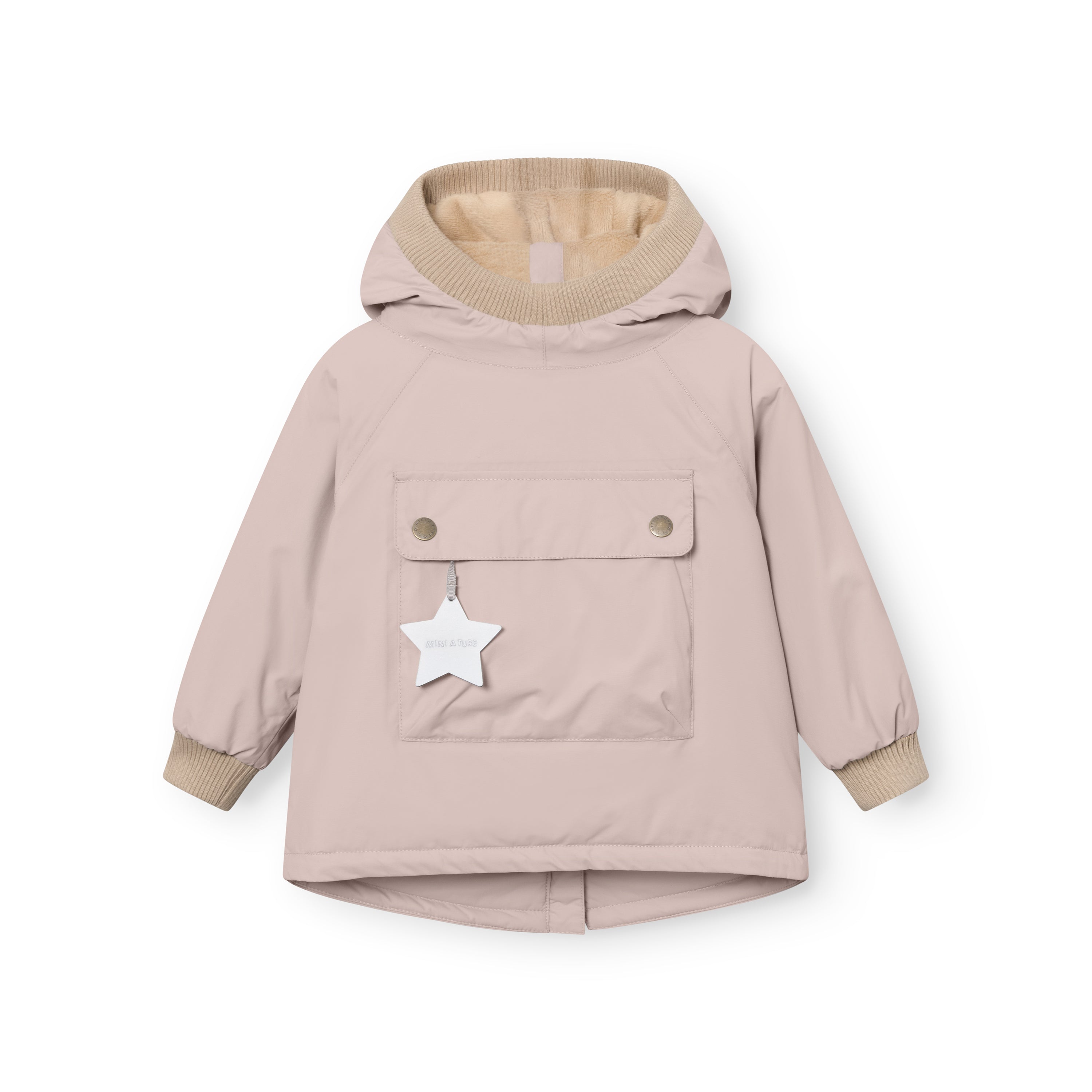 MATBABYWEN fleeceforet vinter anorak. GRS