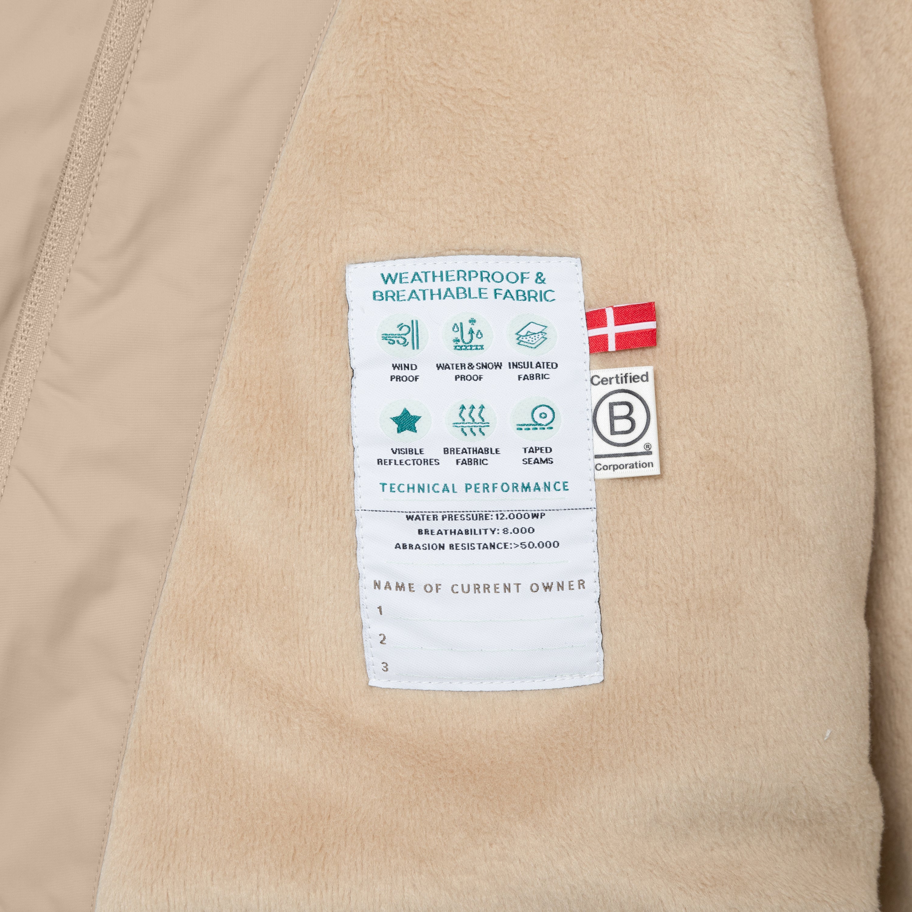 MATWANG fleeceforet vinterjakke. GRS