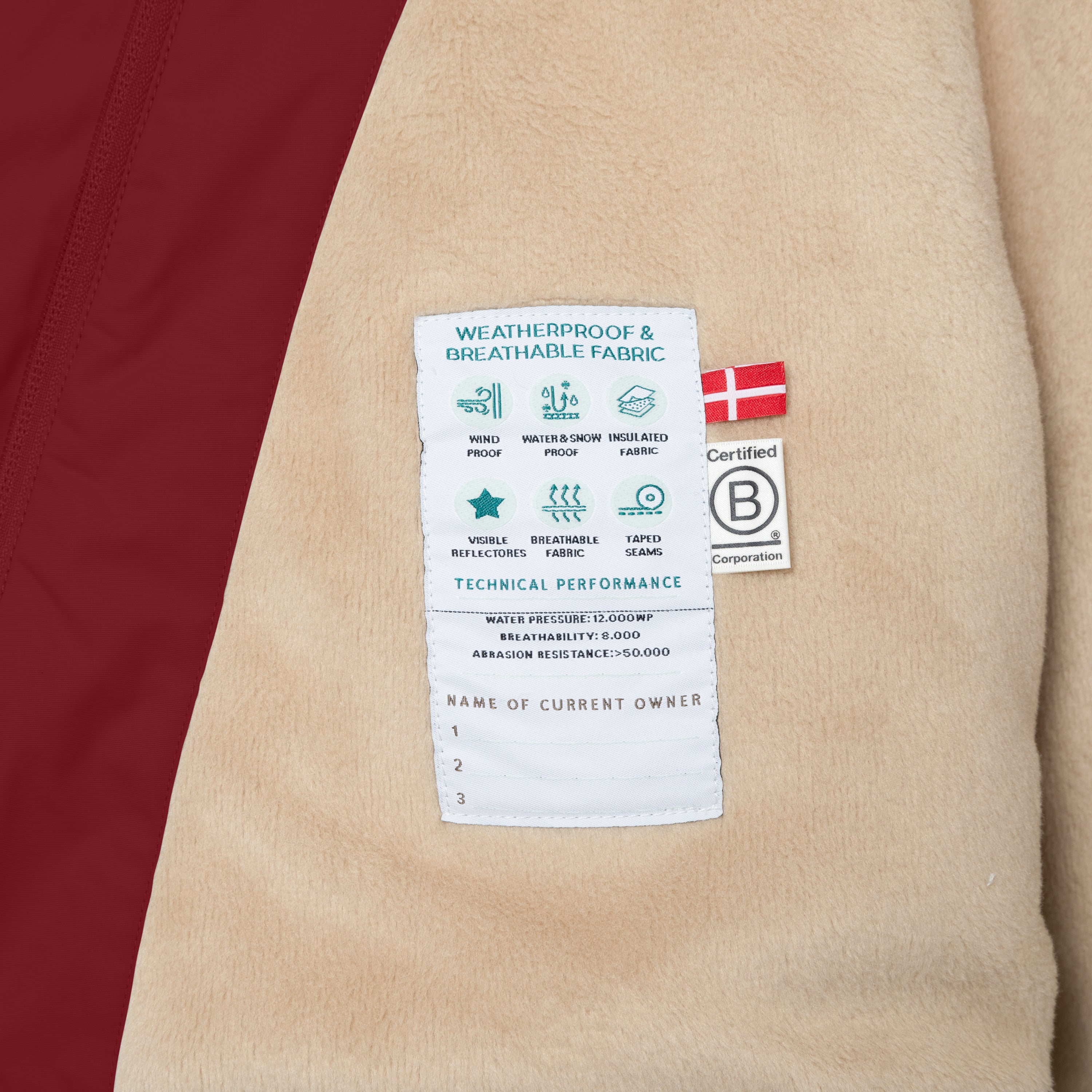 MATWANG fleeceforet vinterjakke. GRS