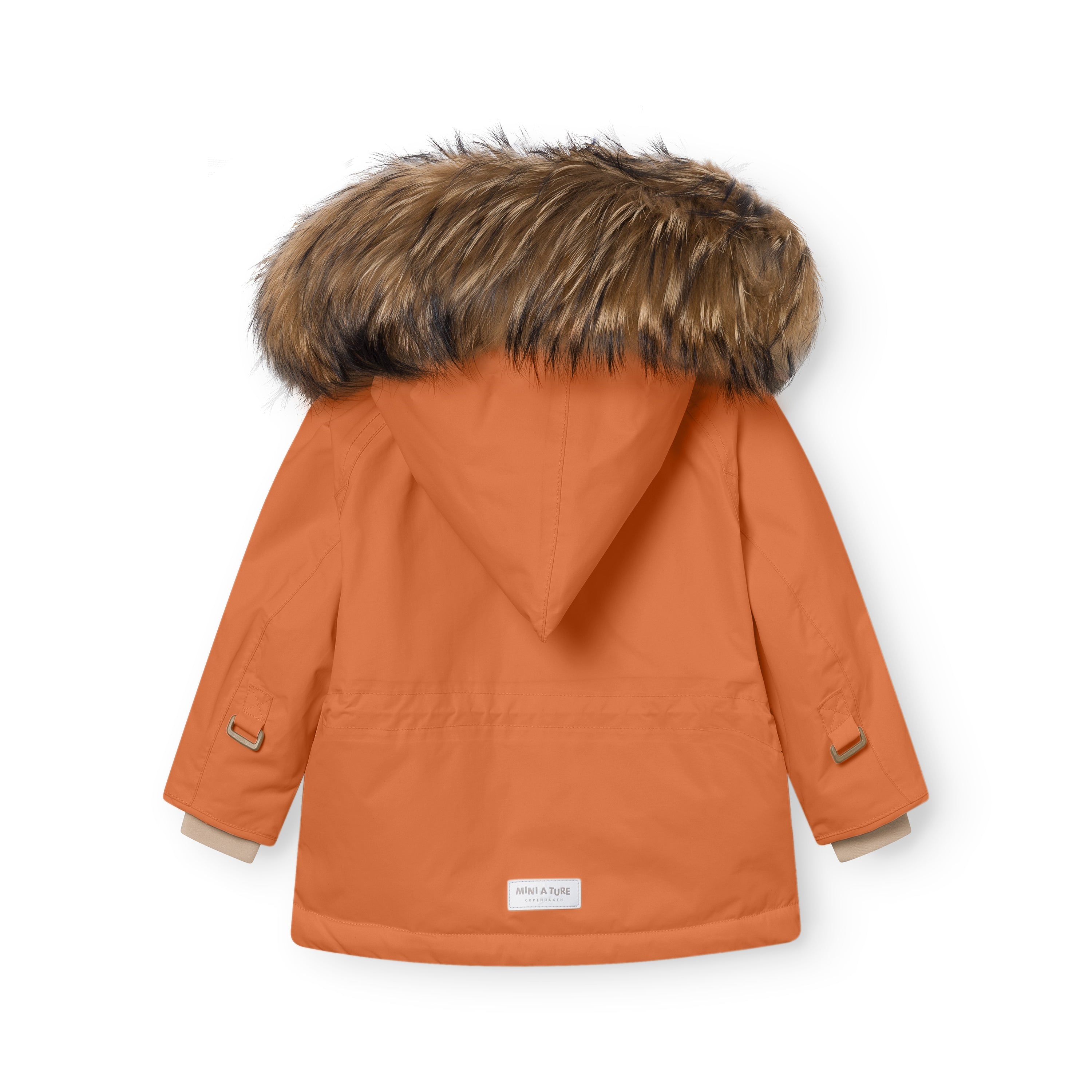 MATWANG fleeceforet vinterjakke med pels. GRS