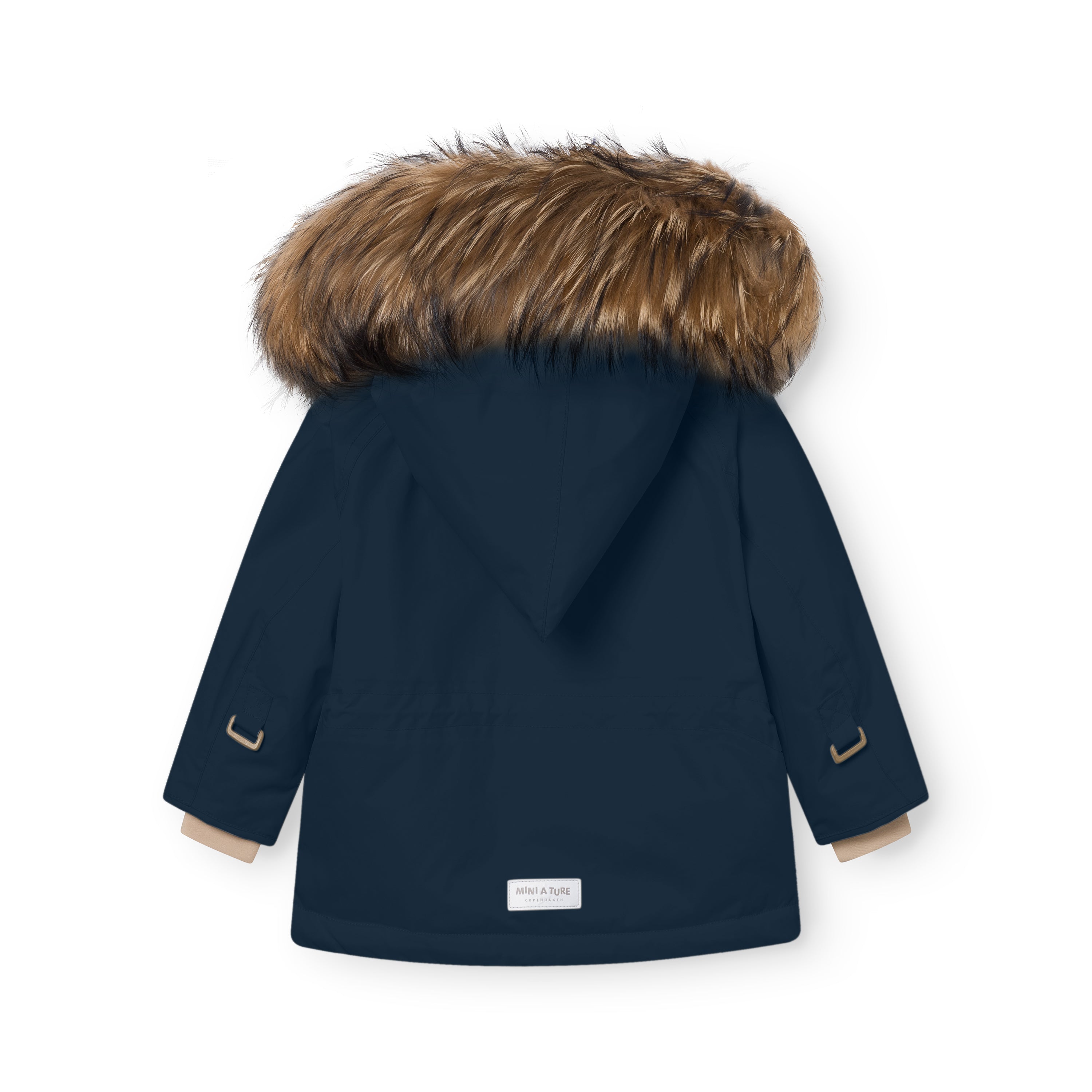 MATWANG fleeceforet vinterjakke med pels. GRS