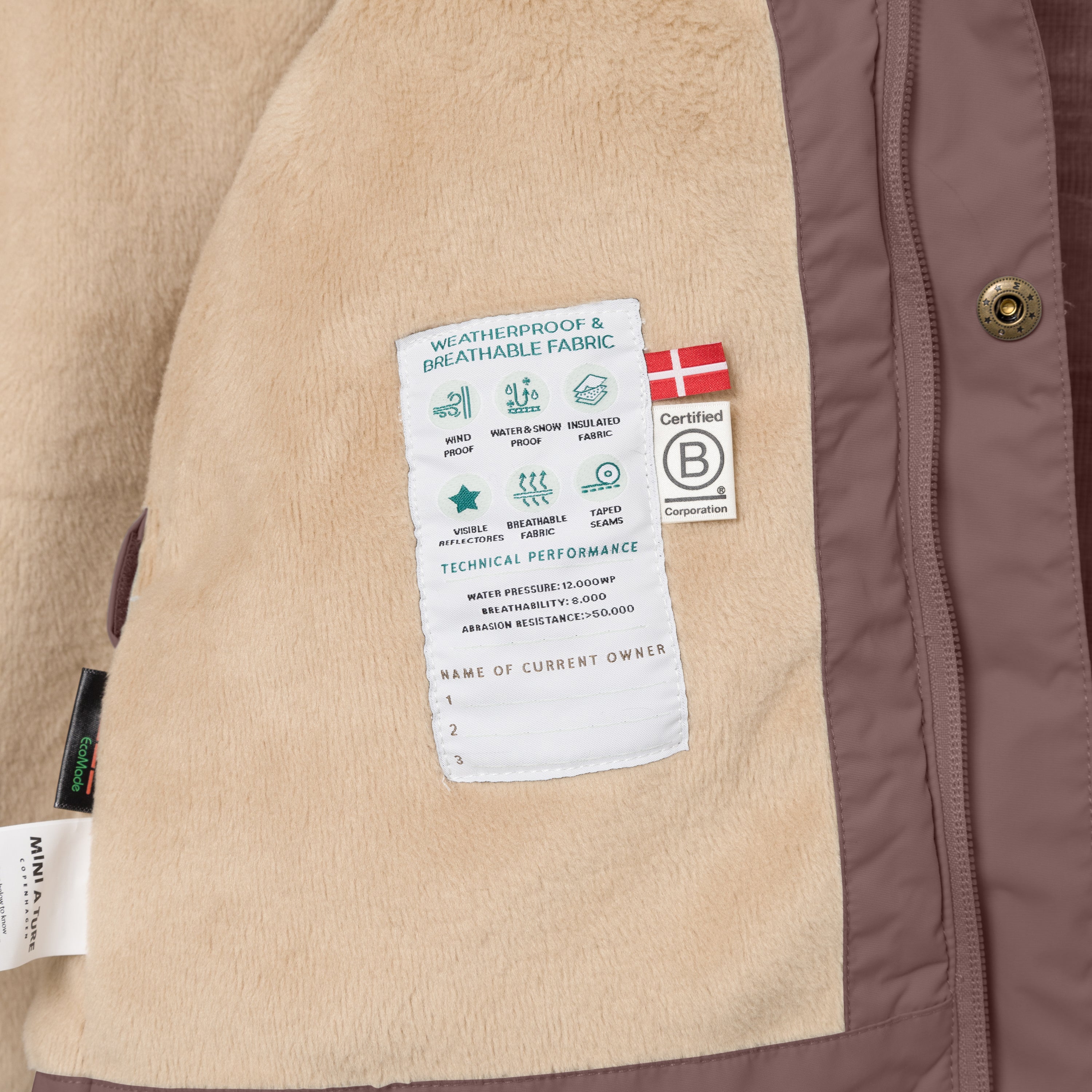 MATWALLY fleeceforet vinterjakke. GRS