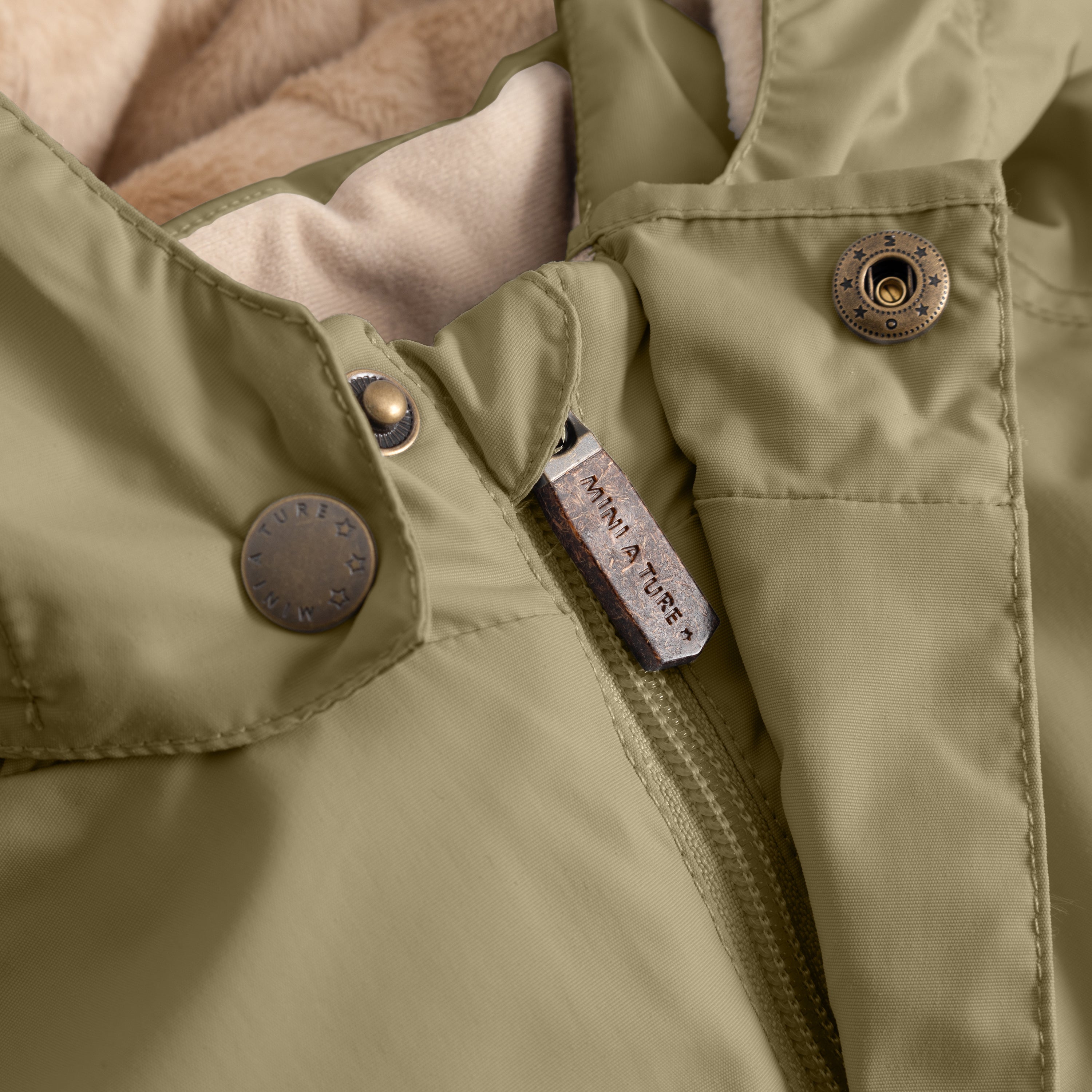 MATWALLY fleeceforet vinterjakke. GRS