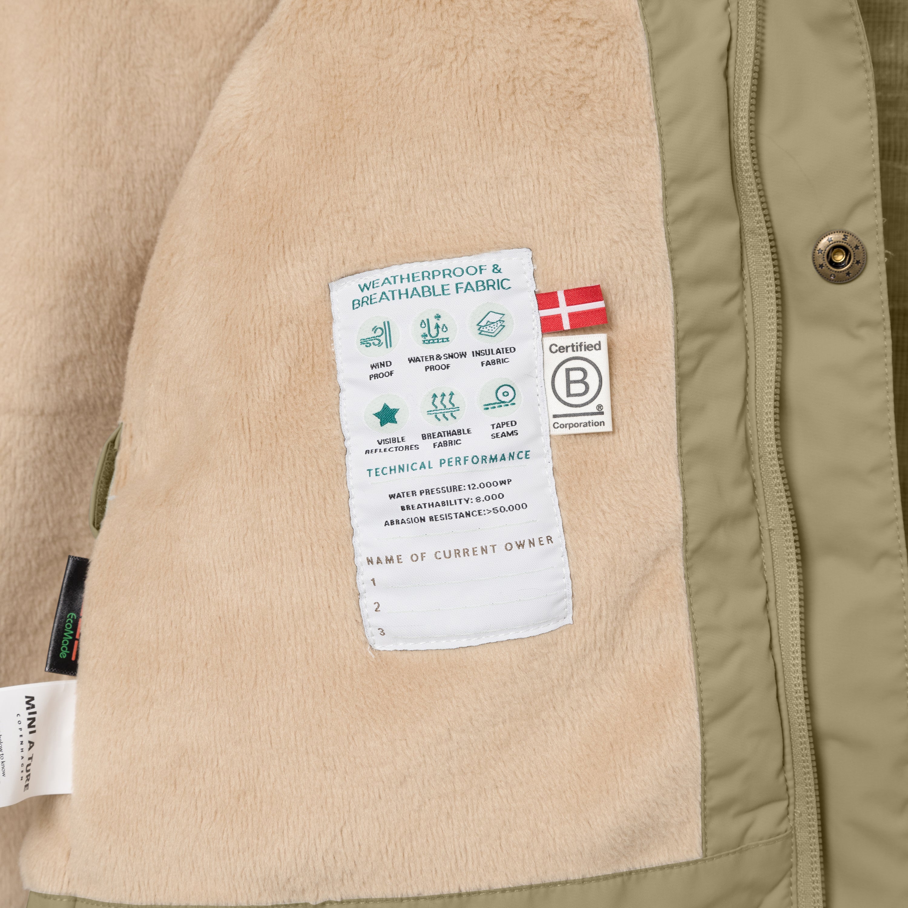 MATWALLY fleeceforet vinterjakke. GRS