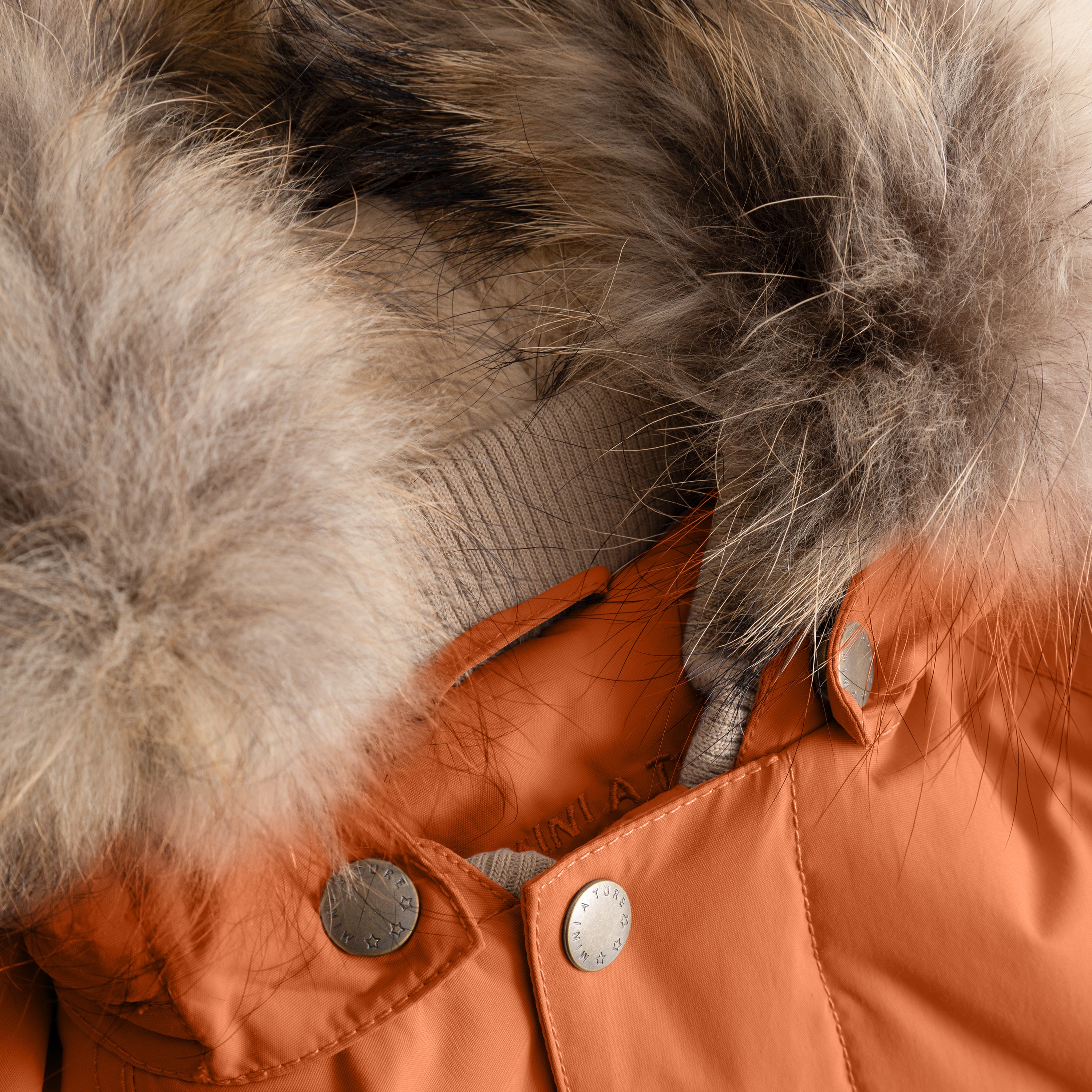 MATWALLY fleeceforet vinterjakke med pels. GRS