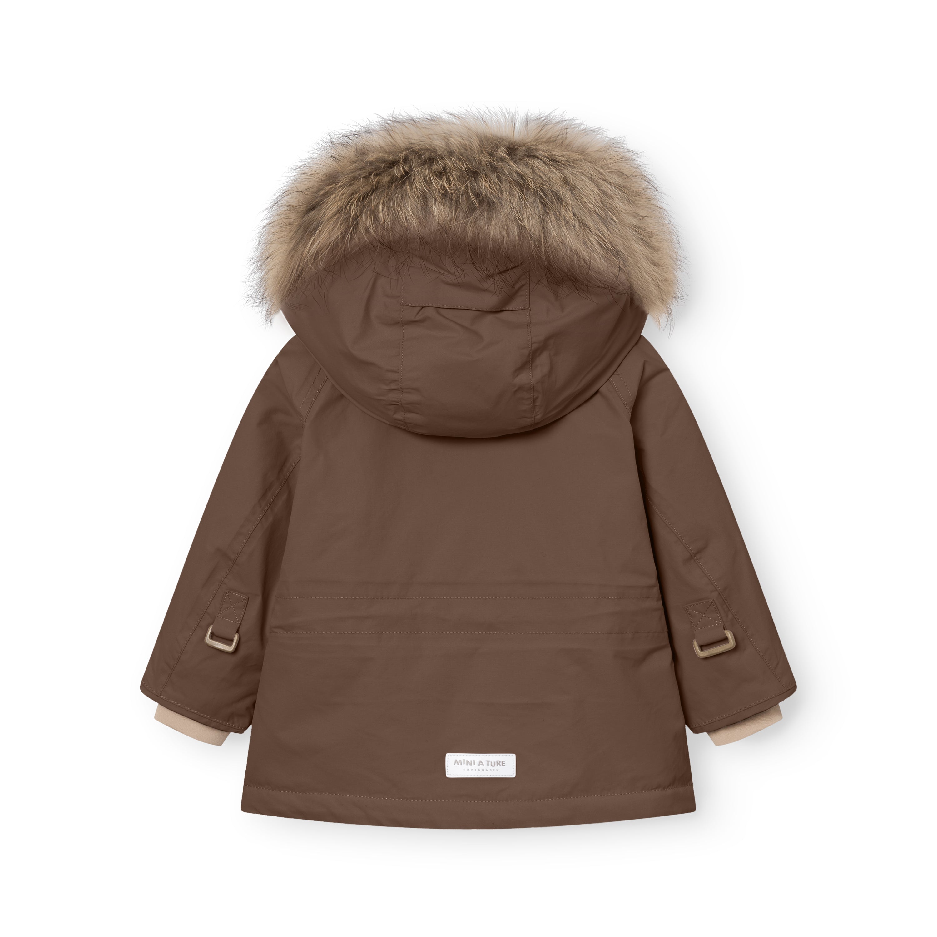 MATWALLY fleeceforet vinterjakke med pels. GRS