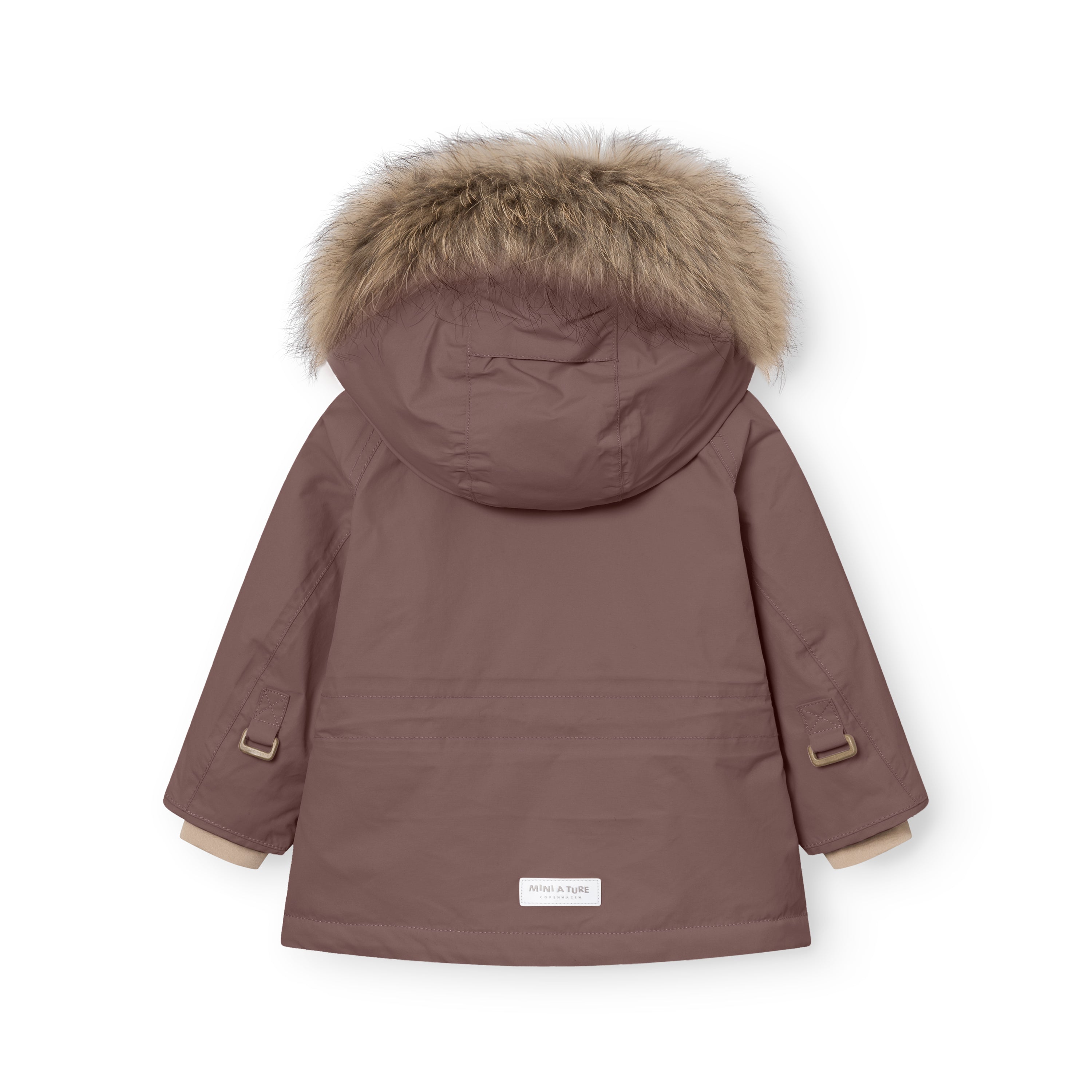 MATWALLY fleeceforet vinterjakke med pels. GRS