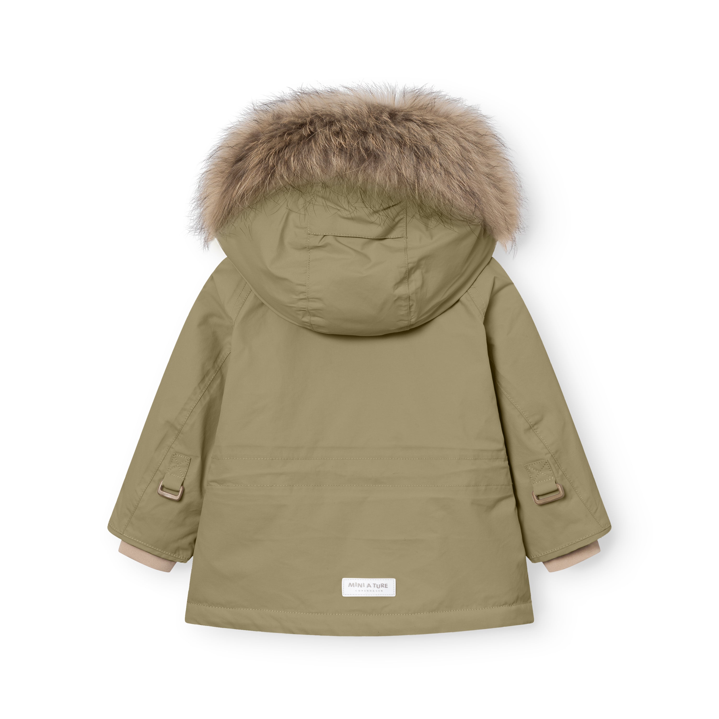 MATWALLY fleeceforet vinterjakke med pels. GRS