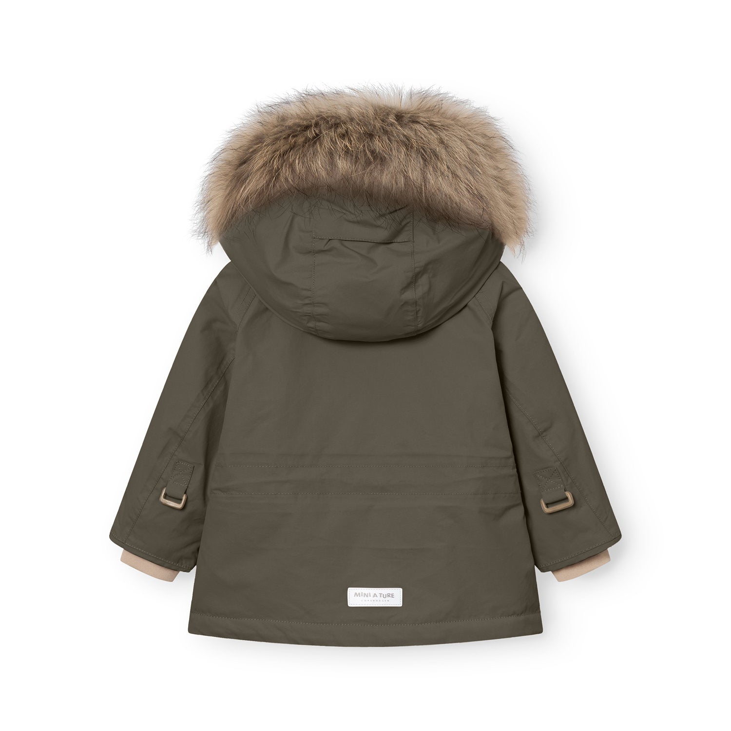 MATWALLY fleeceforet vinterjakke med pels. GRS