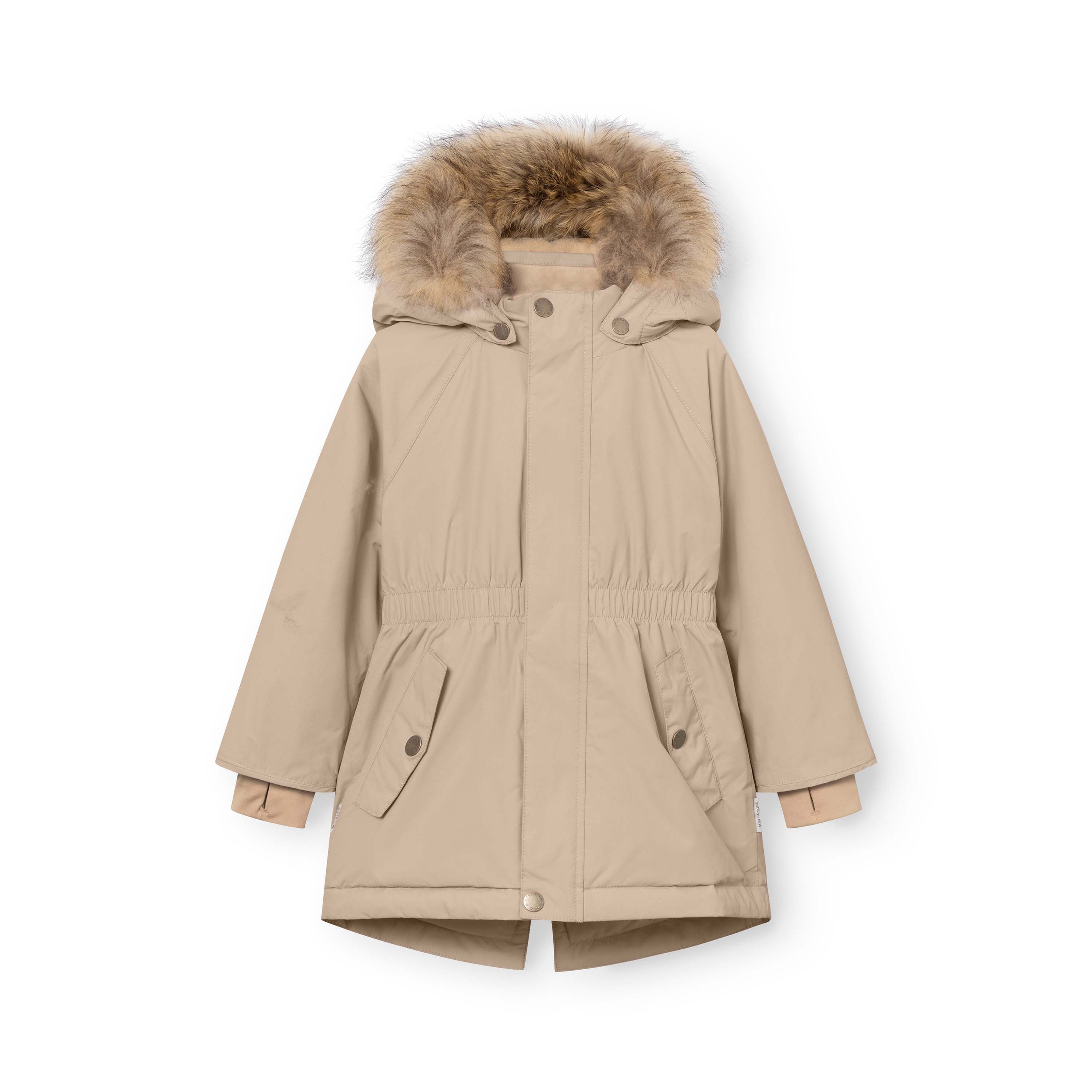 MATVIKANIA fleeceforet vinterjakke med pels. GRS