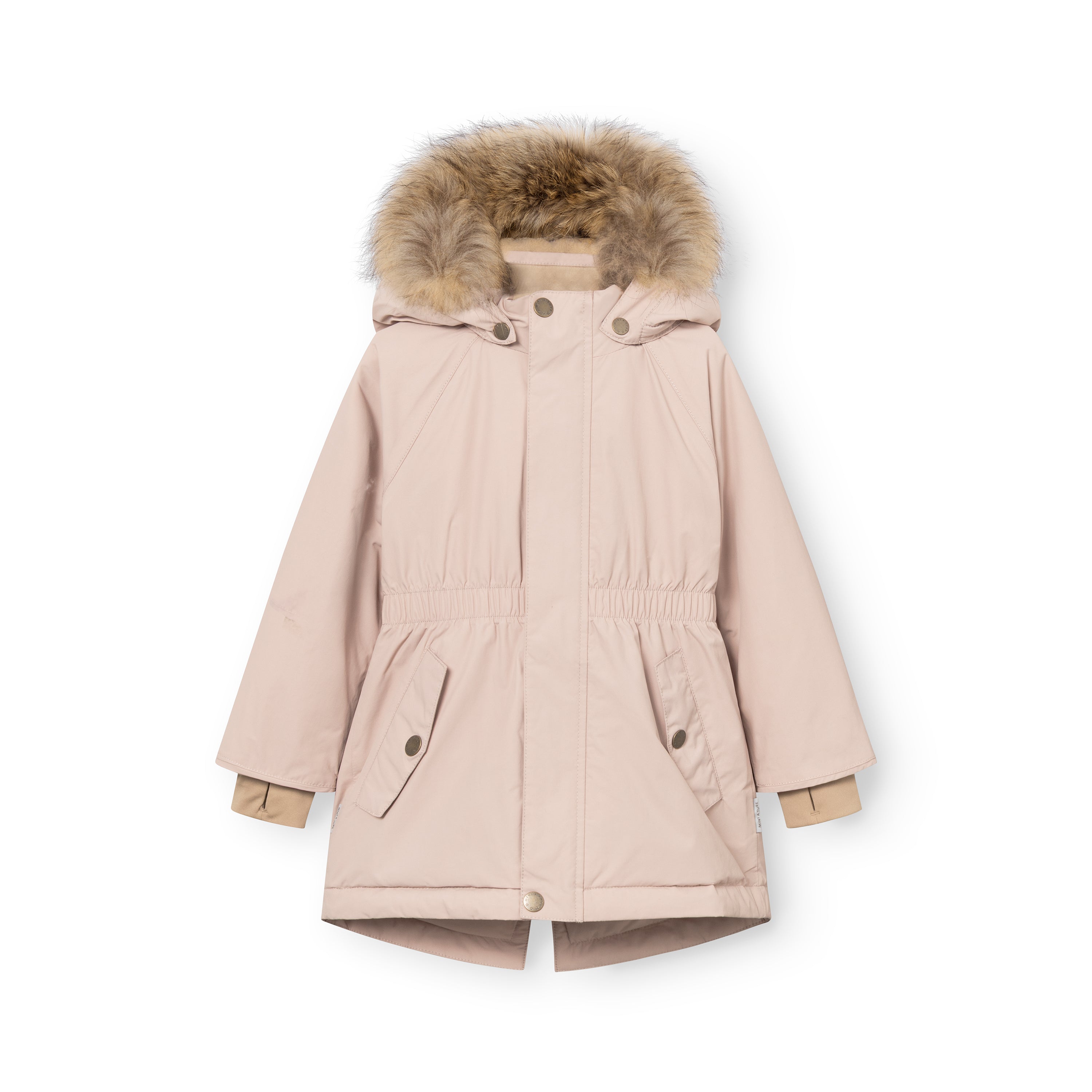 MATVIKANIA fleeceforet vinterjakke med pels. GRS