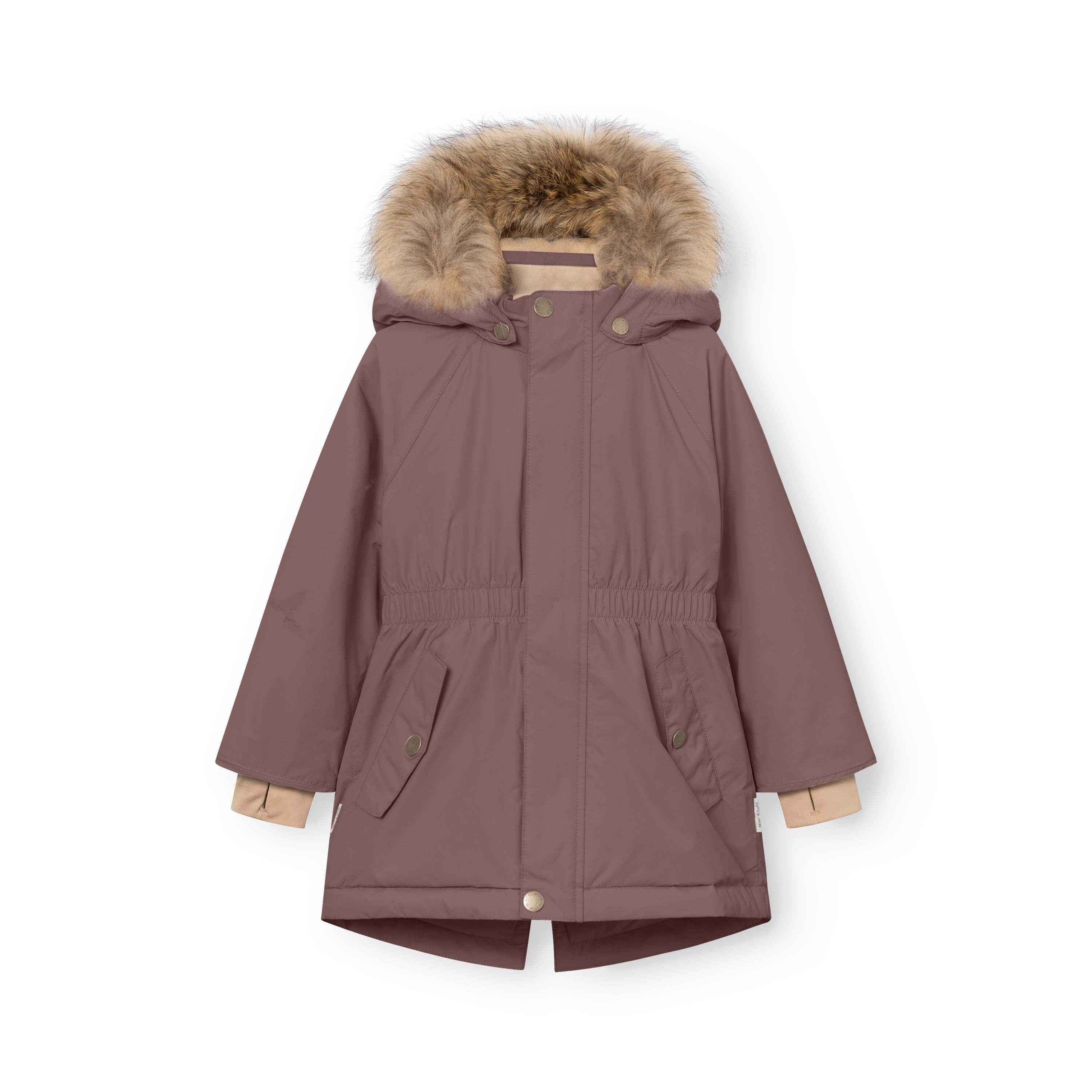 MATVIKANIA fleeceforet vinterjakke med pels. GRS