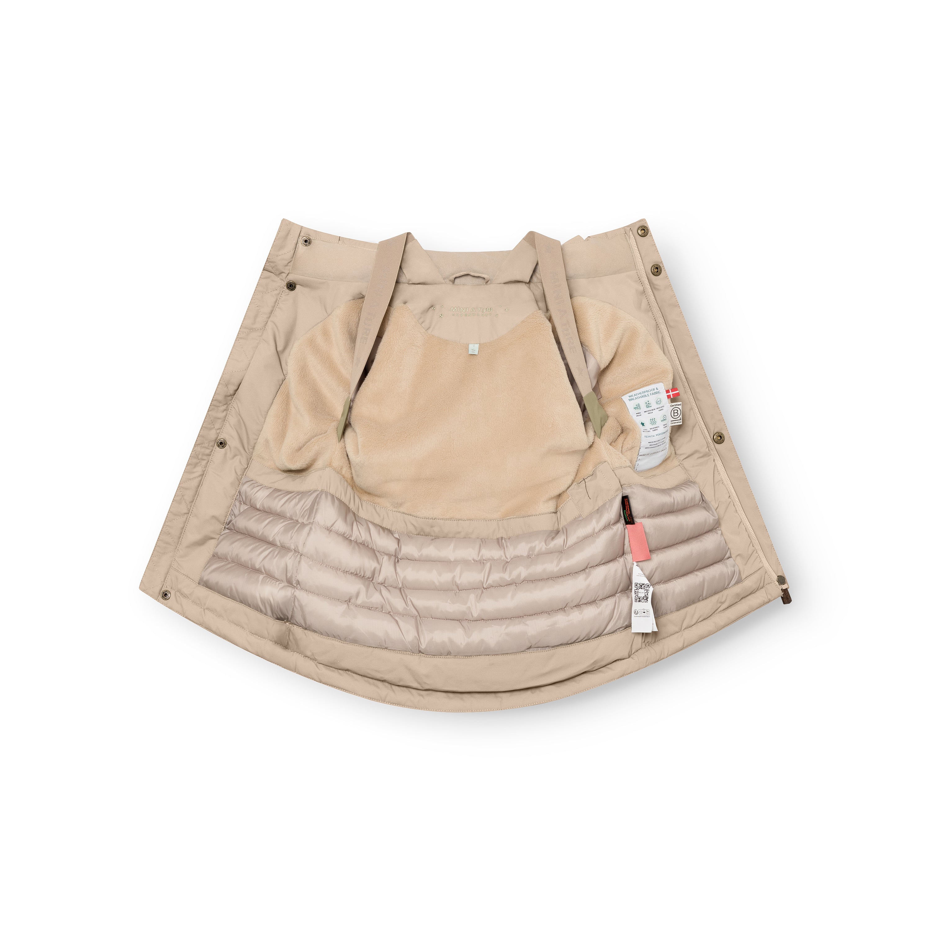 MATKASTORIO fleeceforet vinterjakke. GRS