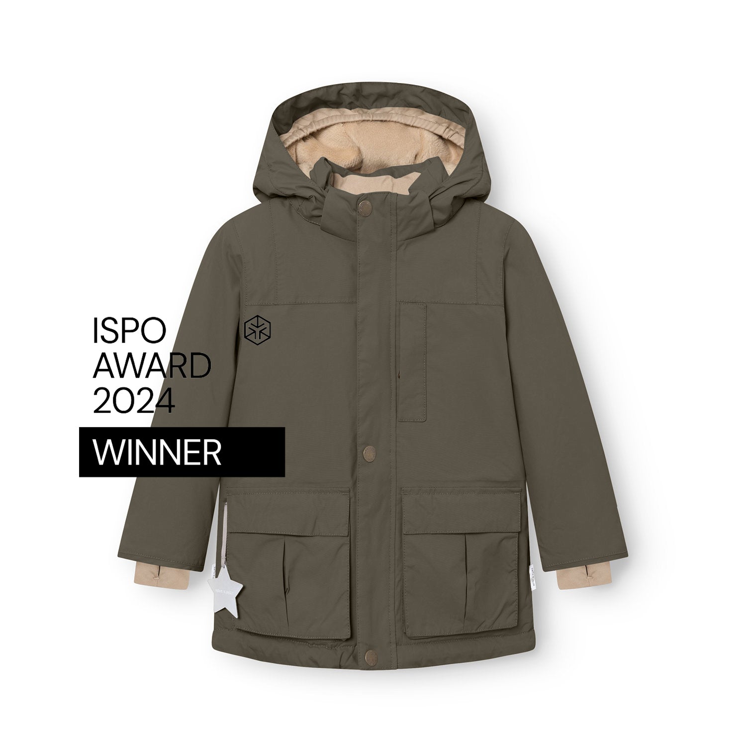 MATKASTORIO fleeceforet vinterjakke. GRS