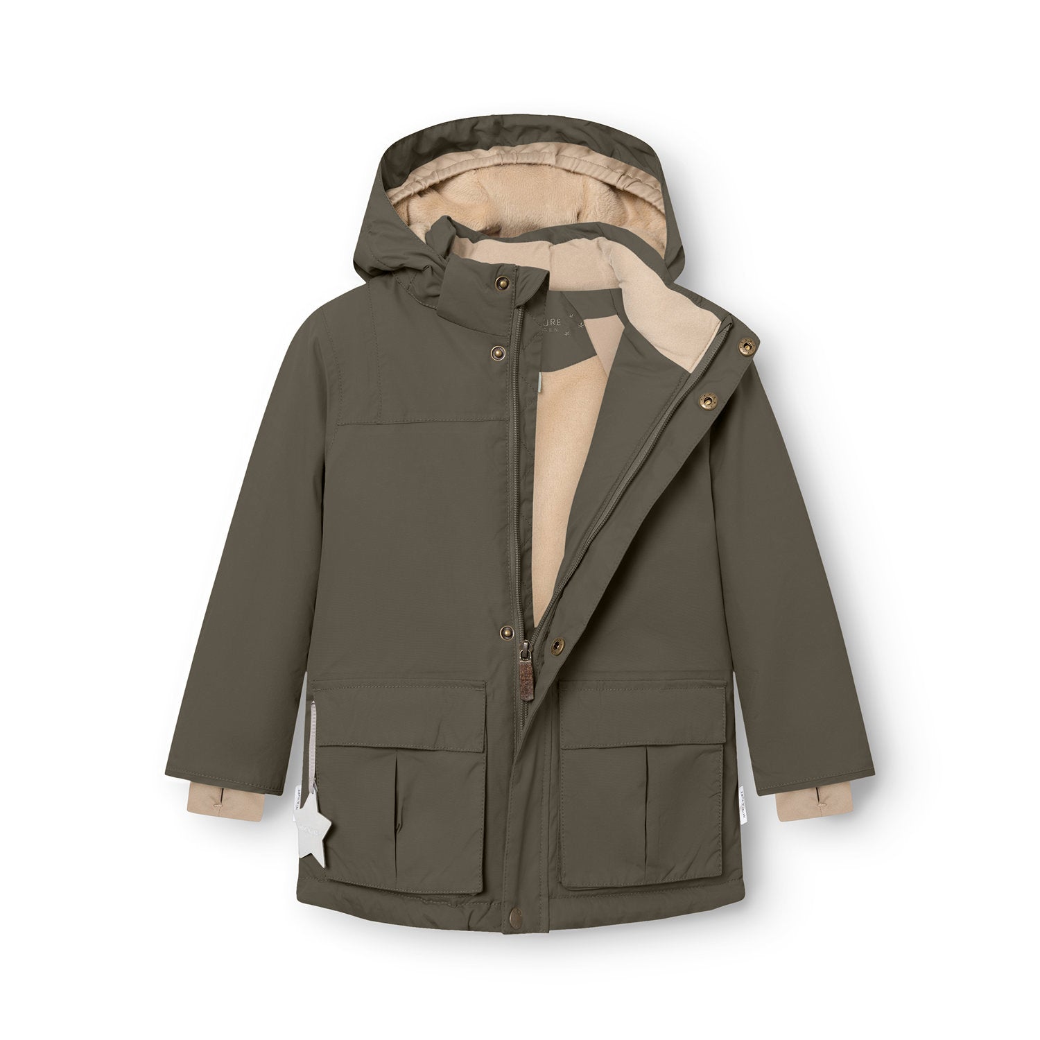 MATKASTORIO fleeceforet vinterjakke. GRS