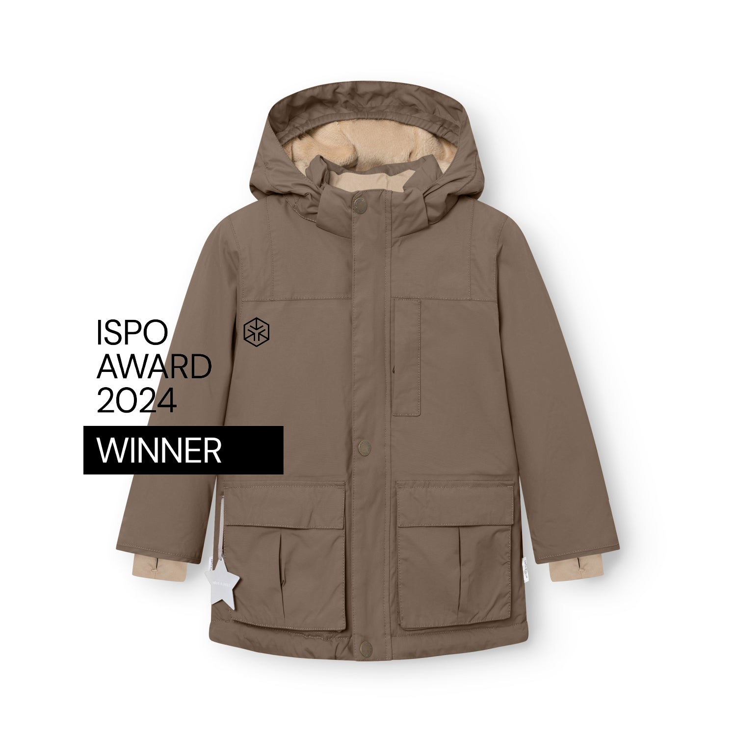 MATKASTORIO fleeceforet vinterjakke. GRS