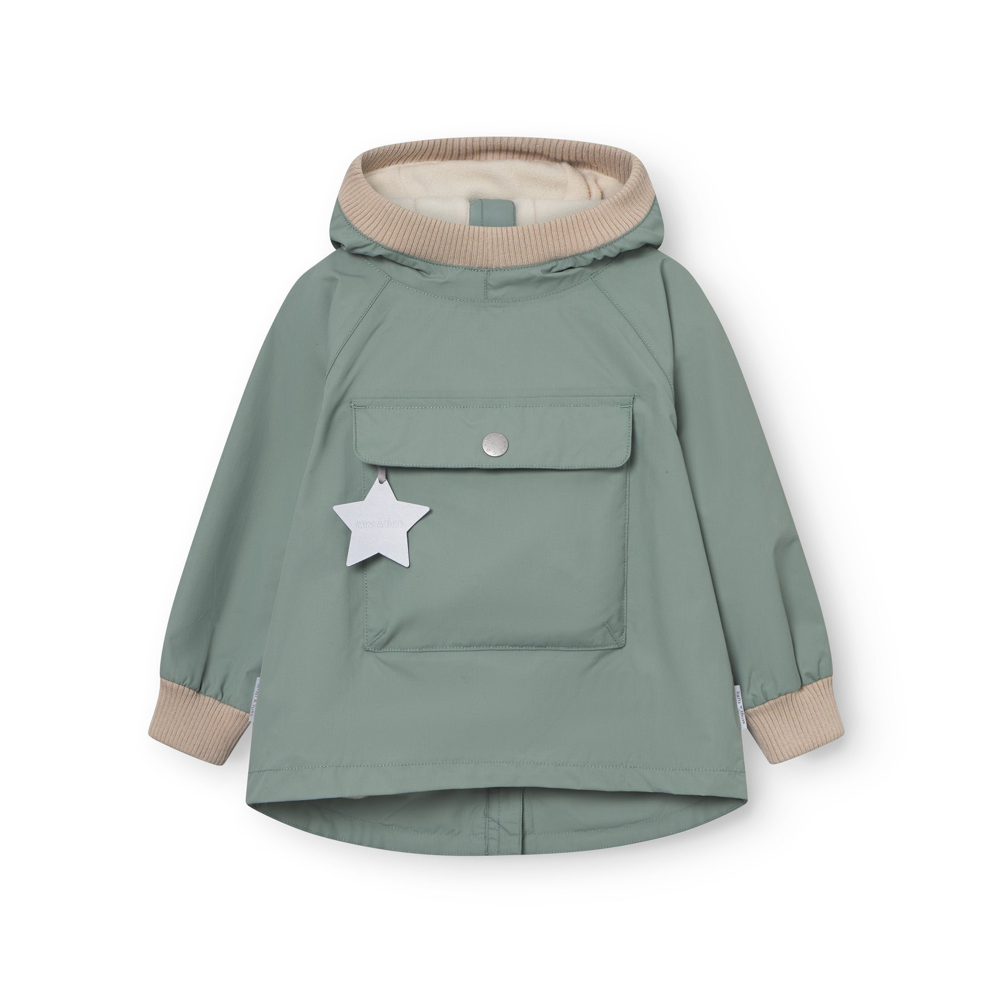 MATBABYVITO fleeceforet forårs anorak. GRS