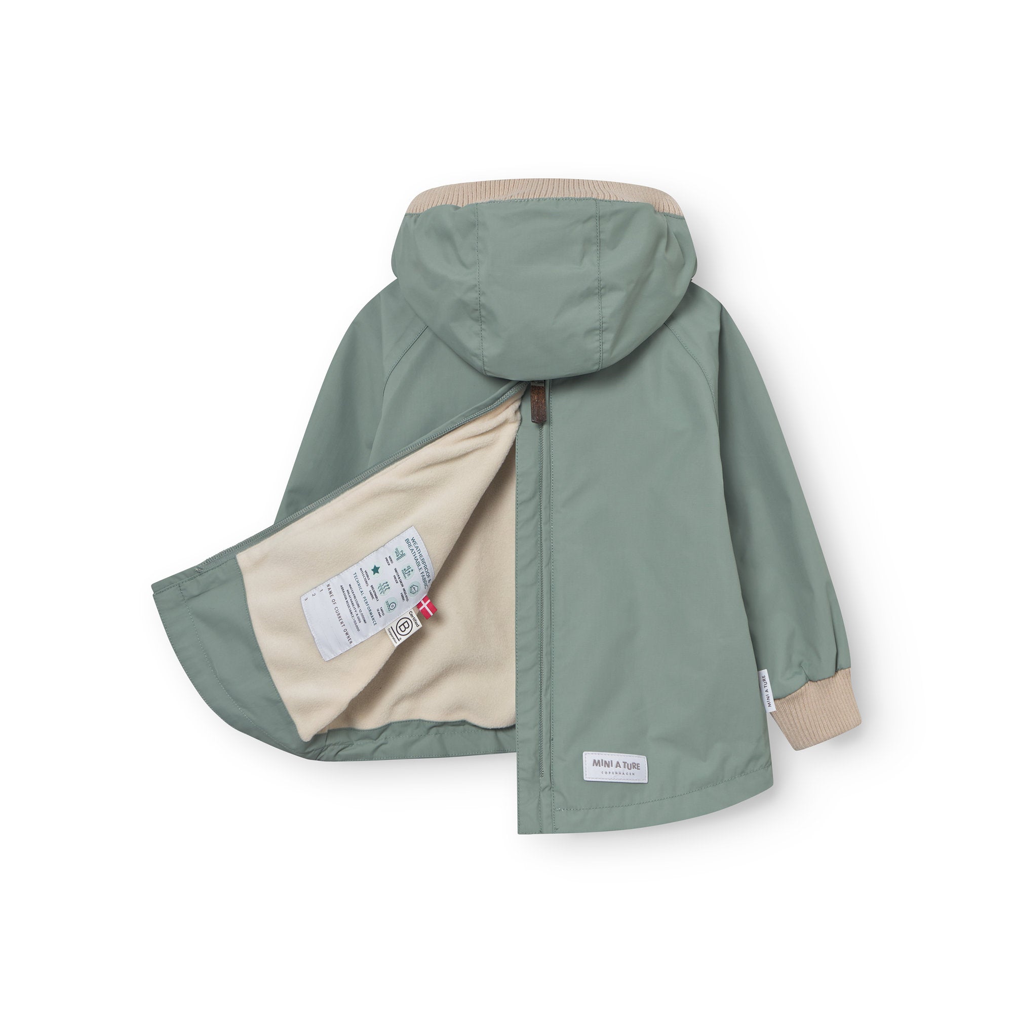 MATBABYVITO fleeceforet forårs anorak. GRS