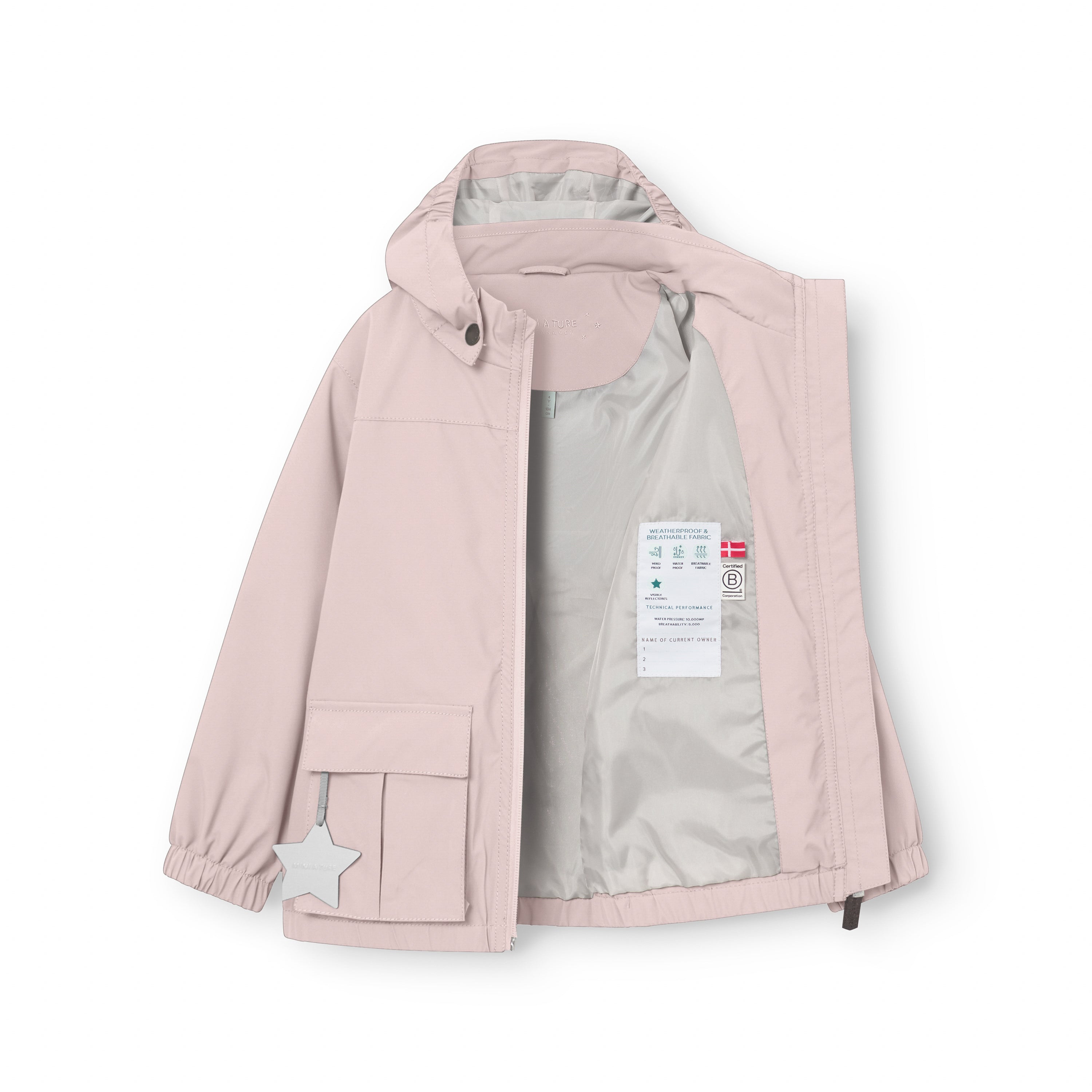 MATERLY letvægtsjakke i teknisk materiale. GRS