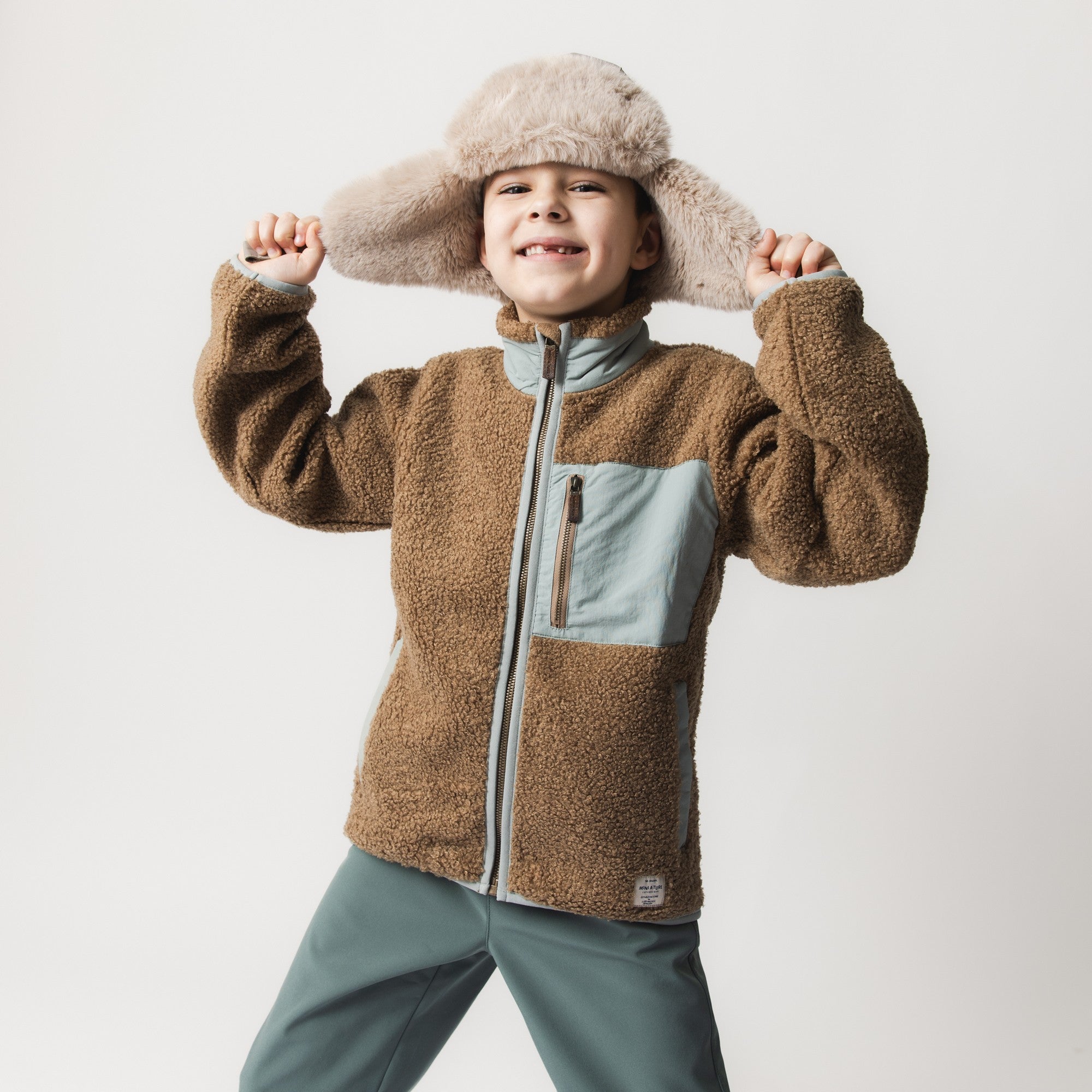 MATALINUR teddyfleece jakke. GRS