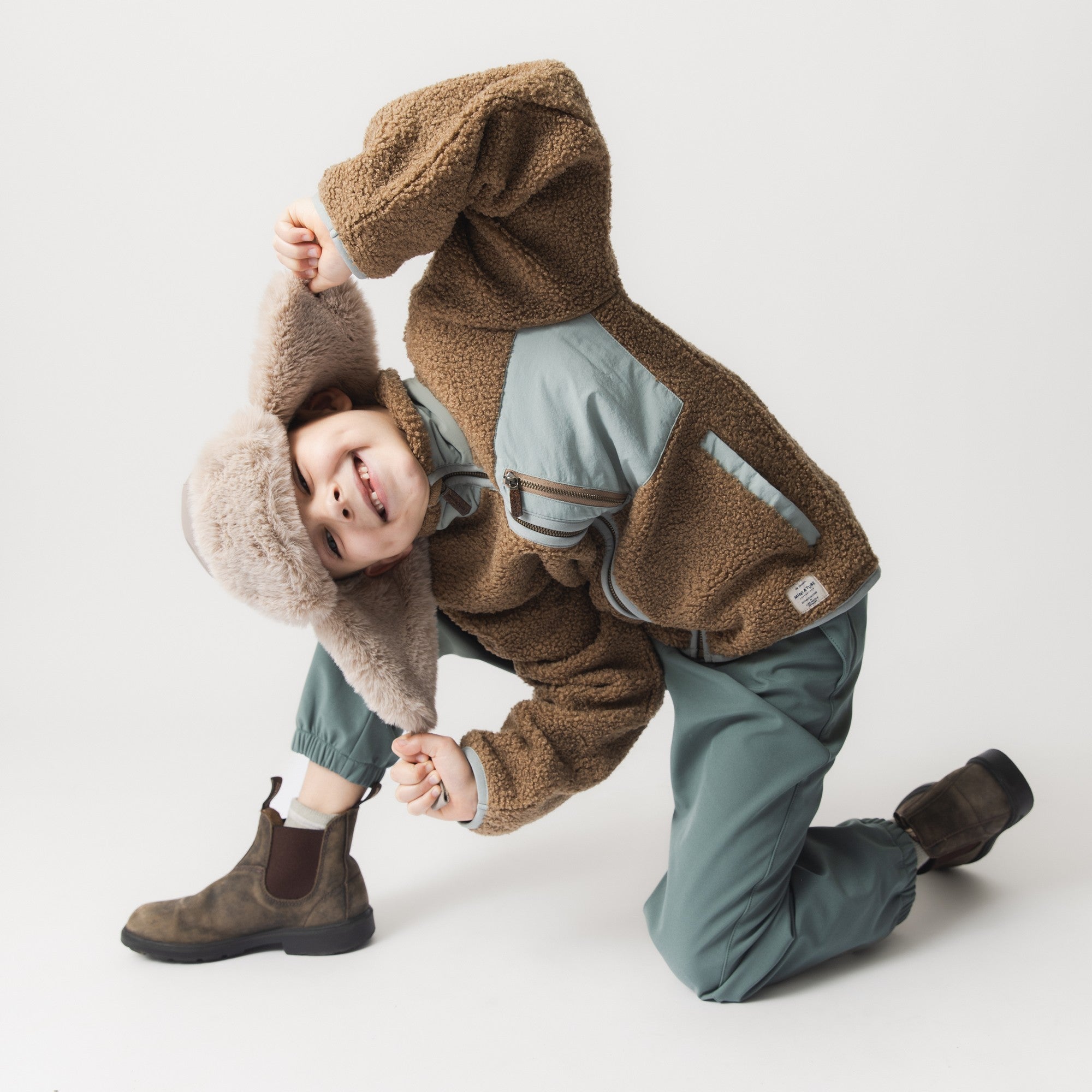 MATALINUR teddyfleece jakke. GRS