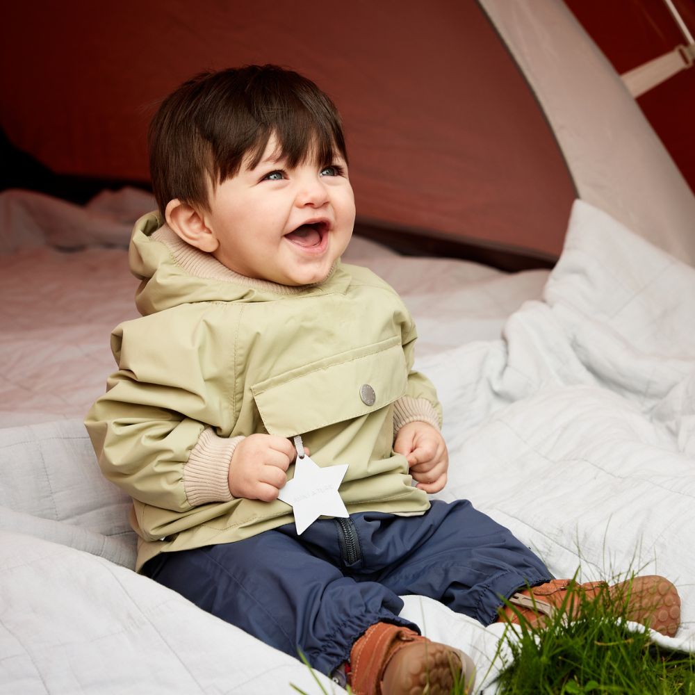 MATBABYVITO fleeceforet forårs anorak. GRS