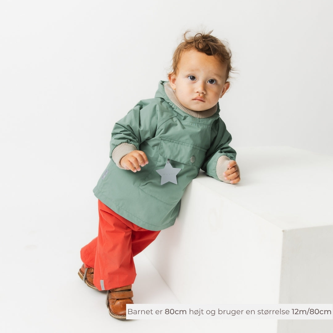 MATBABYVITO fleeceforet forårs anorak. GRS
