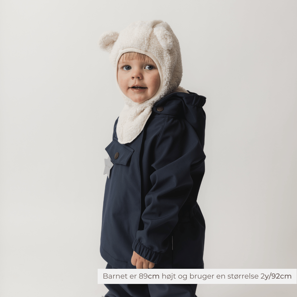 MATJEFFI teddyfleece elefanthue. GRS