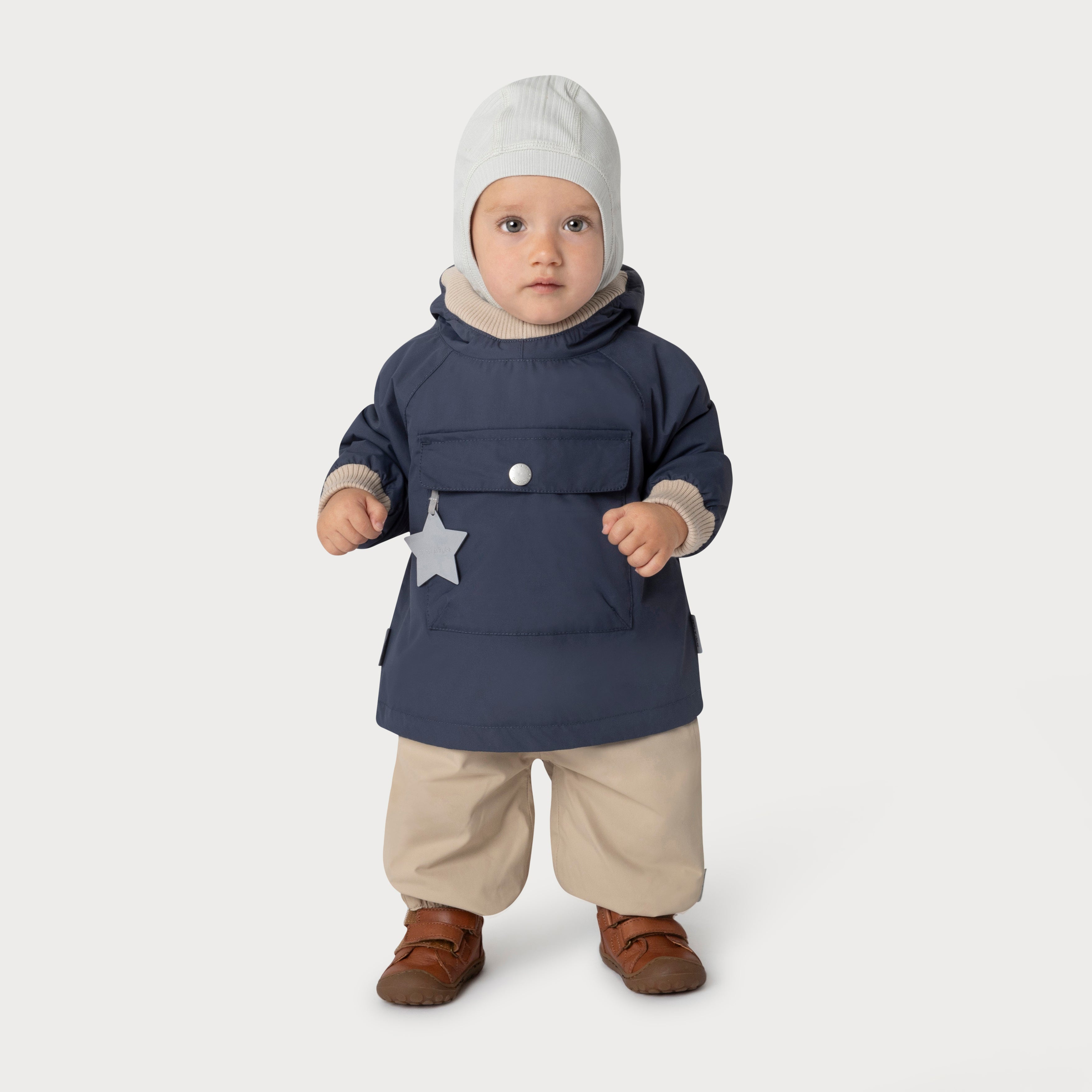 MATBABYVITO fleeceforet forårs anorak. GRS