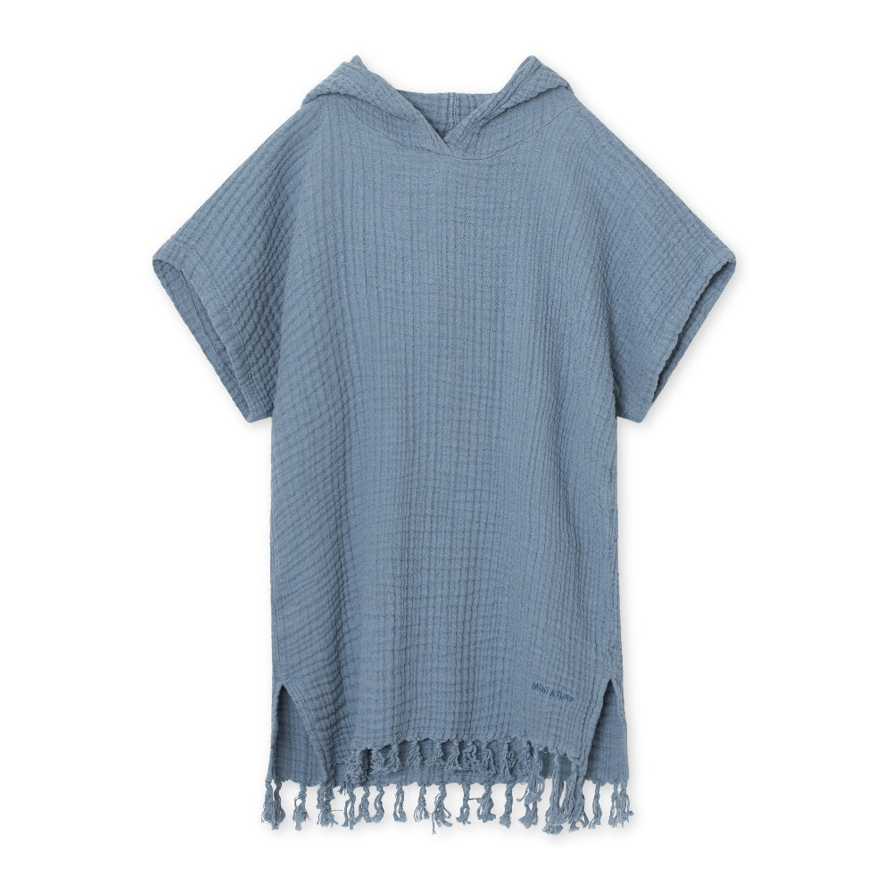 Poncho i china blue fra MINI A TURE