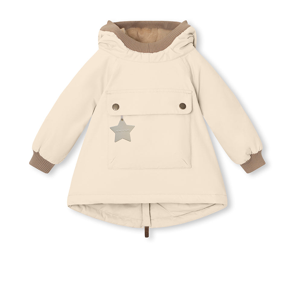 MATBABYWEN fleeceforet vinter anorak. GRS