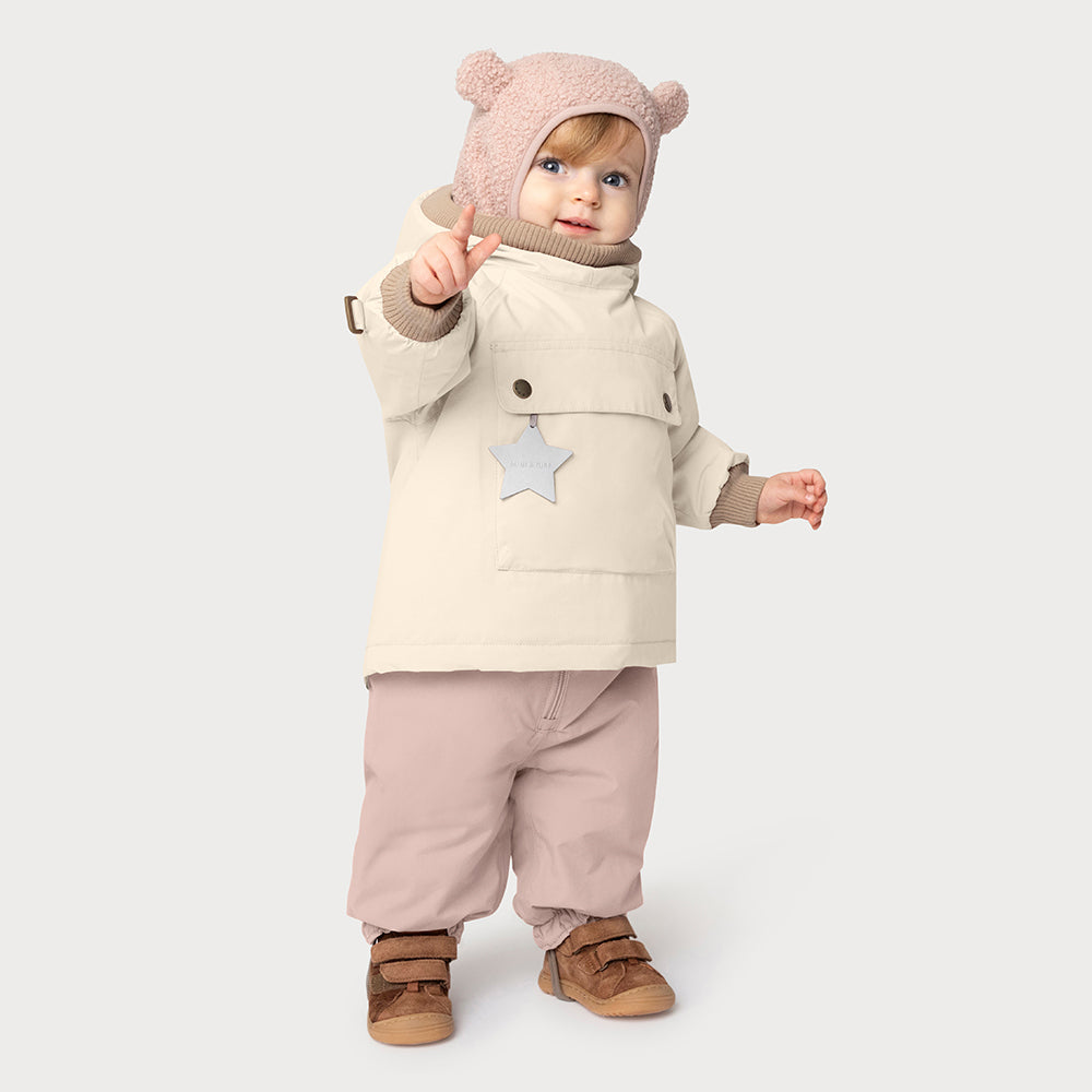 MATBABYWEN fleeceforet vinter anorak. GRS