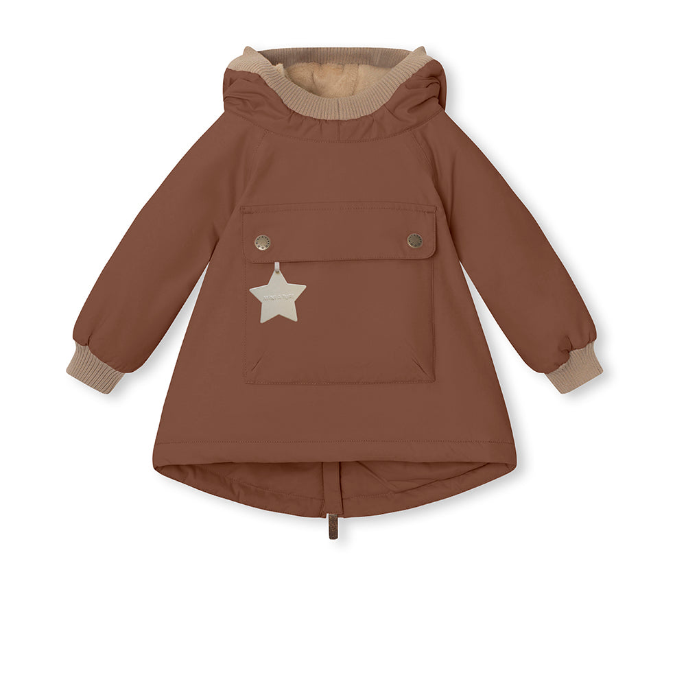 MATBABYWEN fleeceforet vinter anorak. GRS