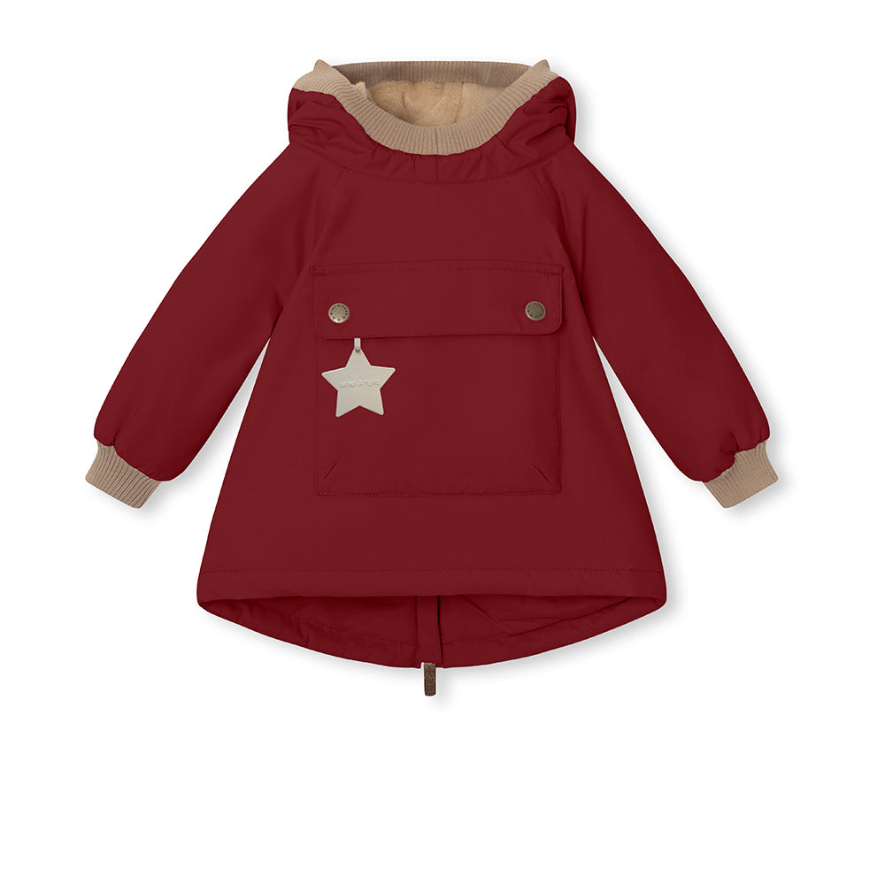 MATBABYWEN fleeceforet vinter anorak. GRS