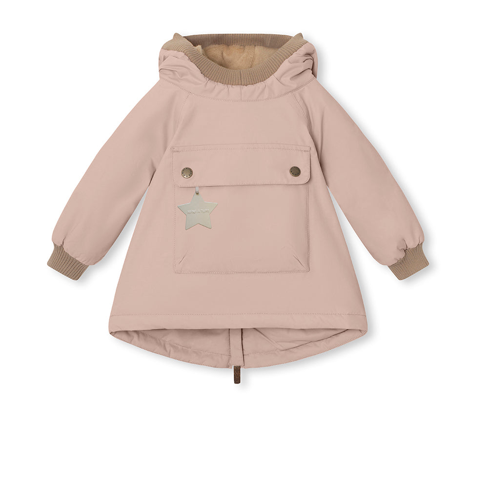 MATBABYWEN fleeceforet vinter anorak. GRS