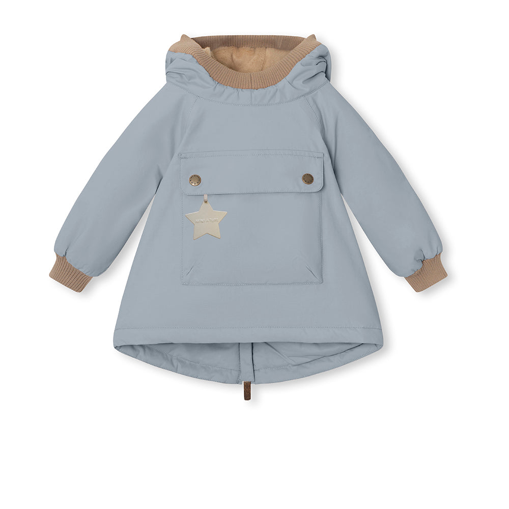 MATBABYWEN fleeceforet vinter anorak. GRS