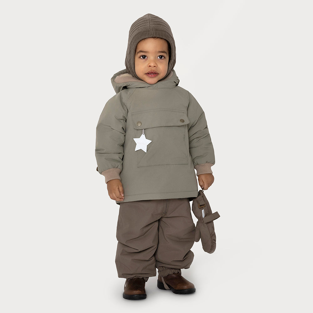 MATBABYWEN fleeceforet vinter anorak. GRS