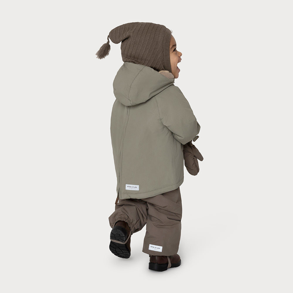 MATBABYWEN fleeceforet vinter anorak. GRS