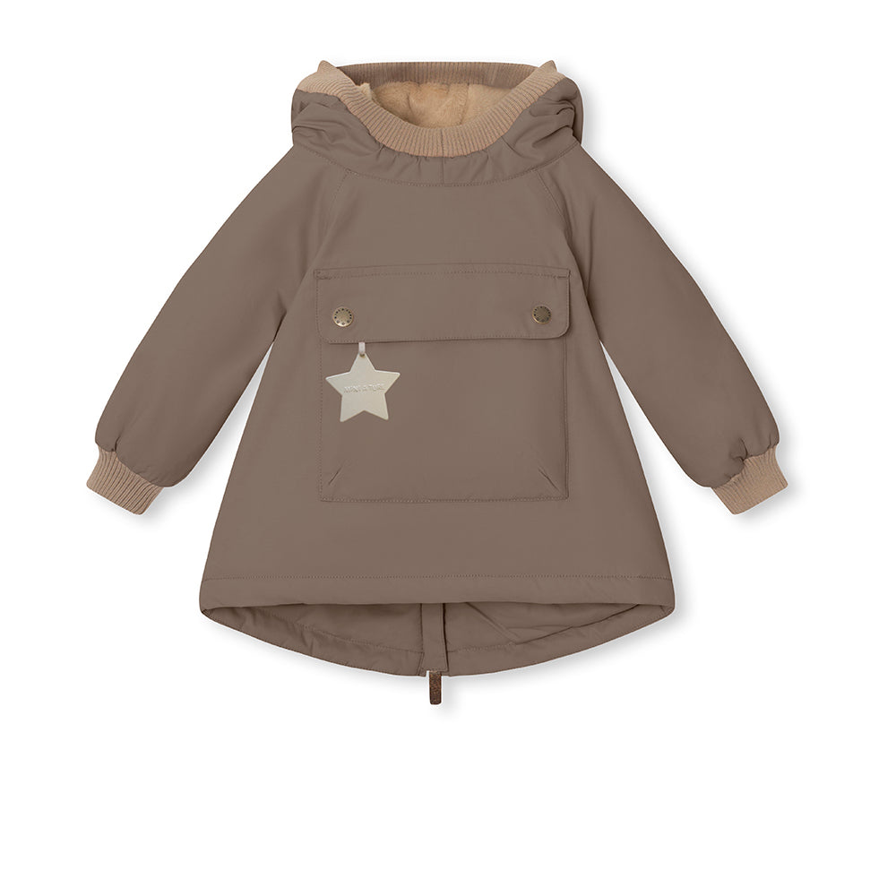 MATBABYWEN fleeceforet vinter anorak. GRS