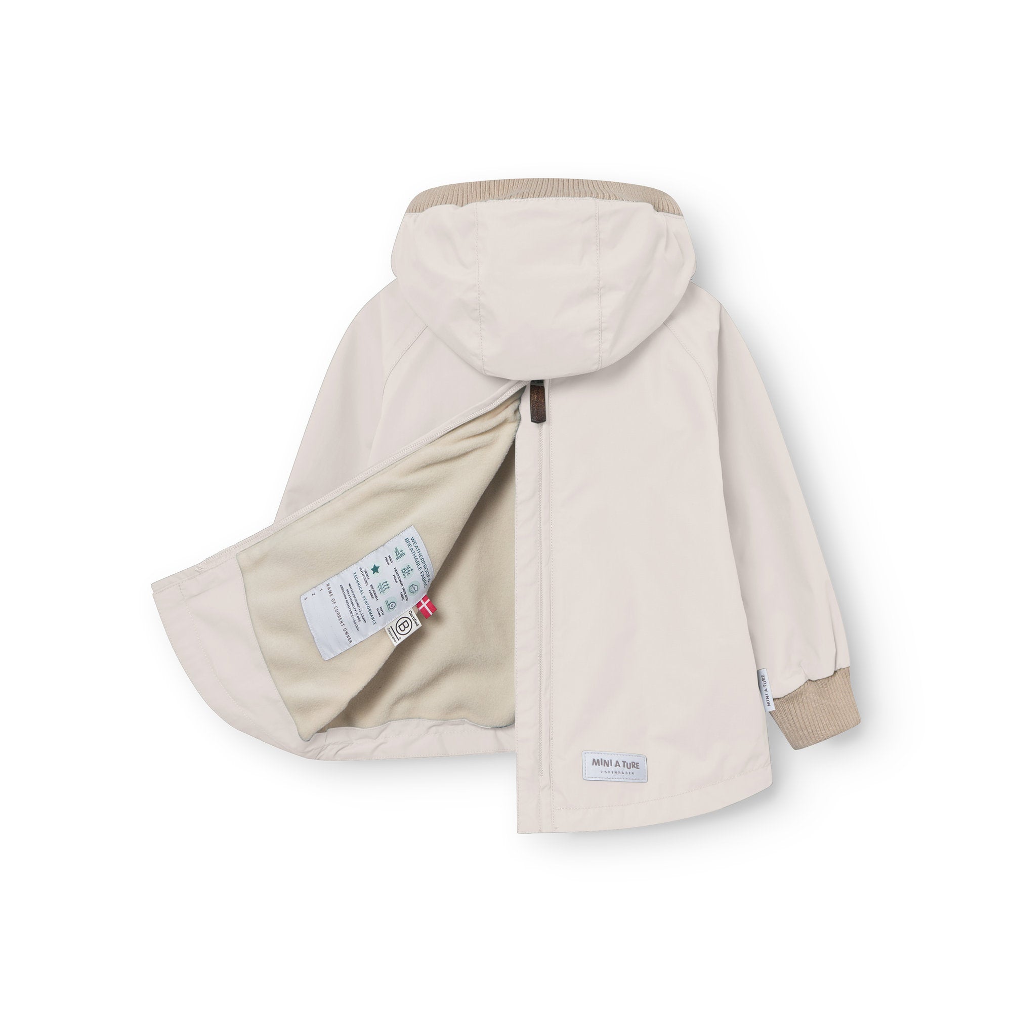 MATBABYVITO fleeceforet forårs anorak. GRS