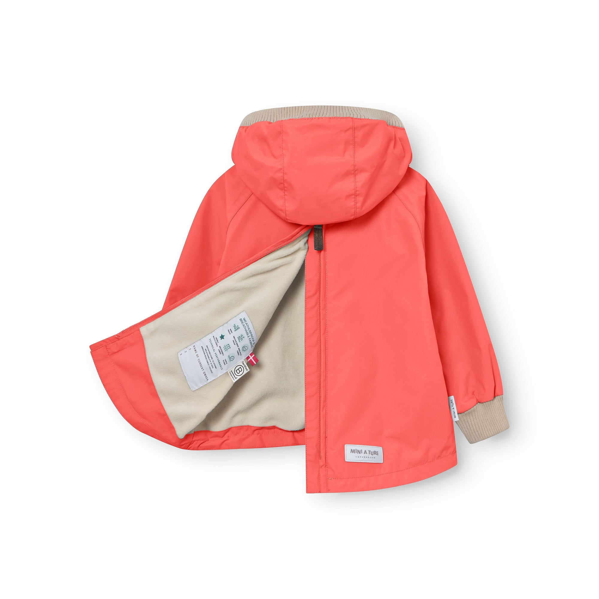 MATBABYVITO fleeceforet forårs anorak. GRS