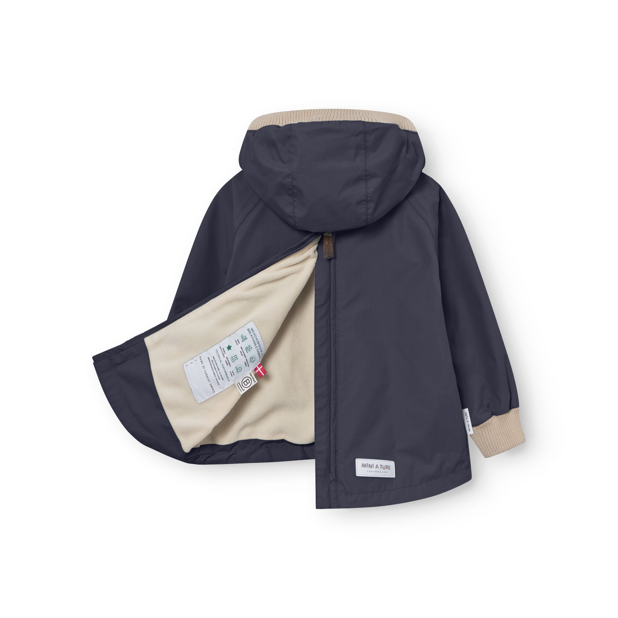 MATBABYVITO fleeceforet forårs anorak. GRS