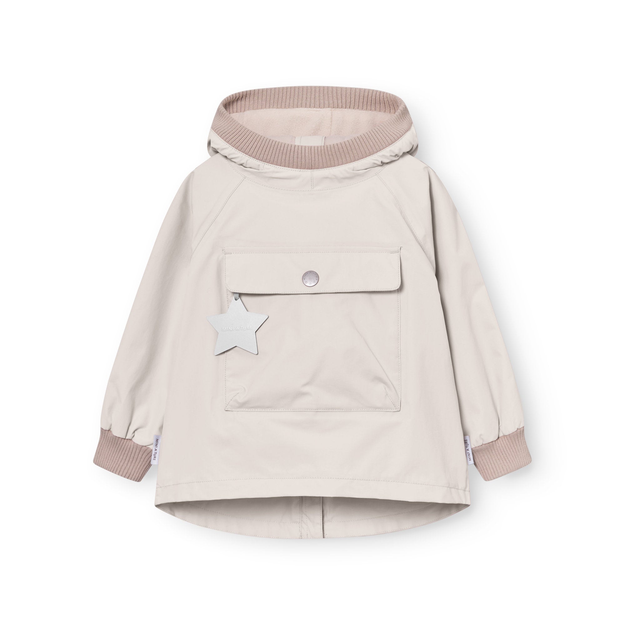 MATBABYVITO fleeceforet forårs anorak. GRS
