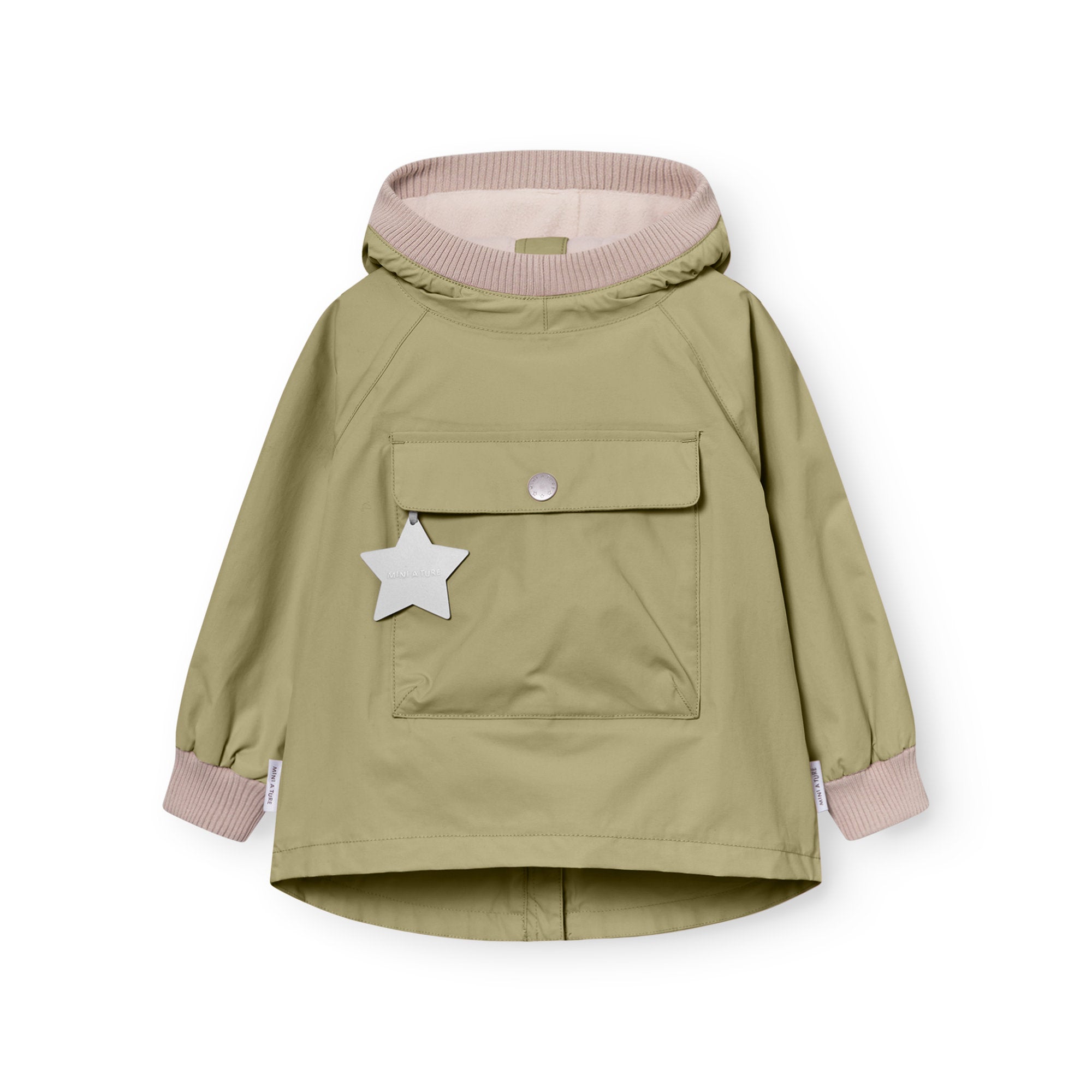 MATBABYVITO fleeceforet forårs anorak. GRS