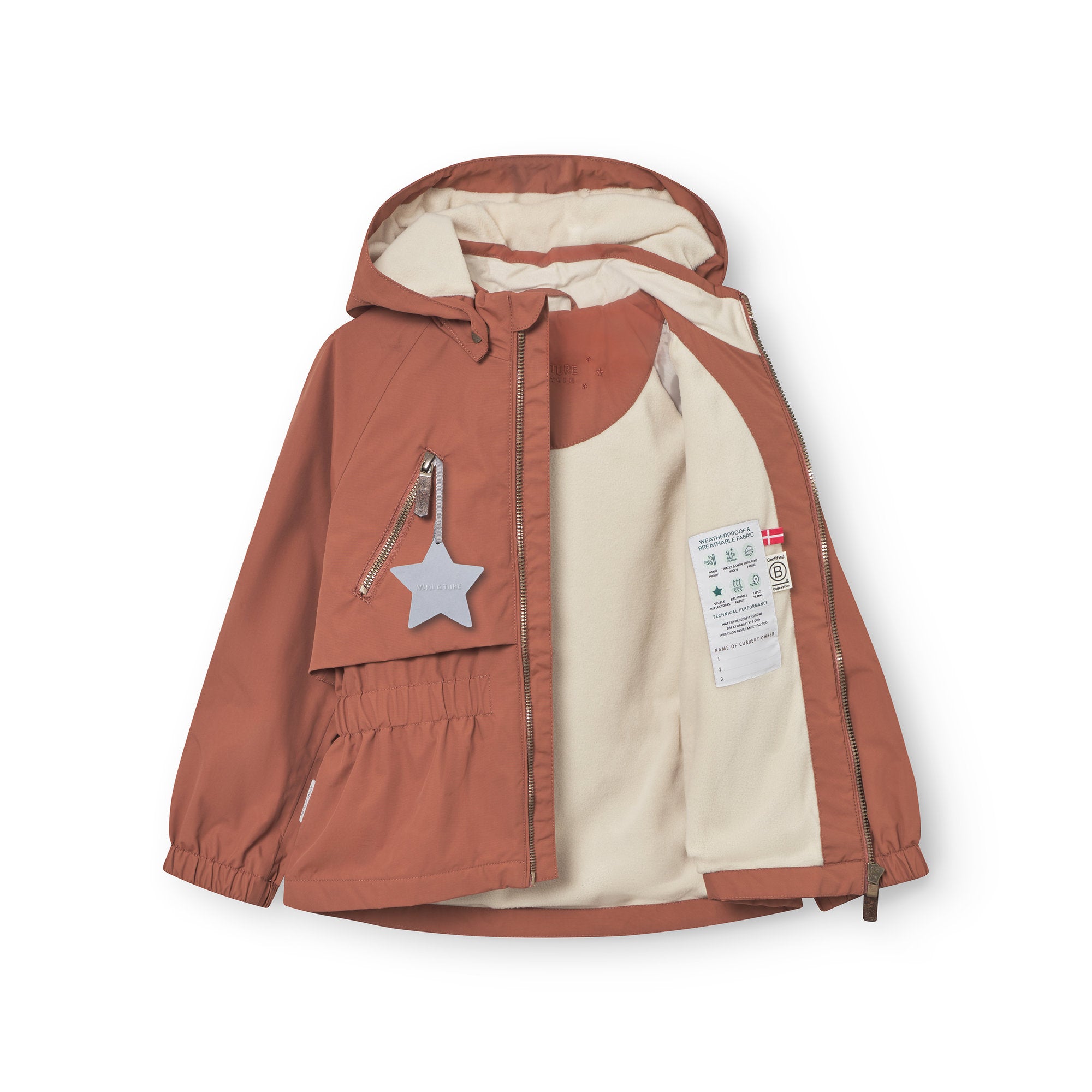 MATALGEA fleeceforet forårsjakke. GRS